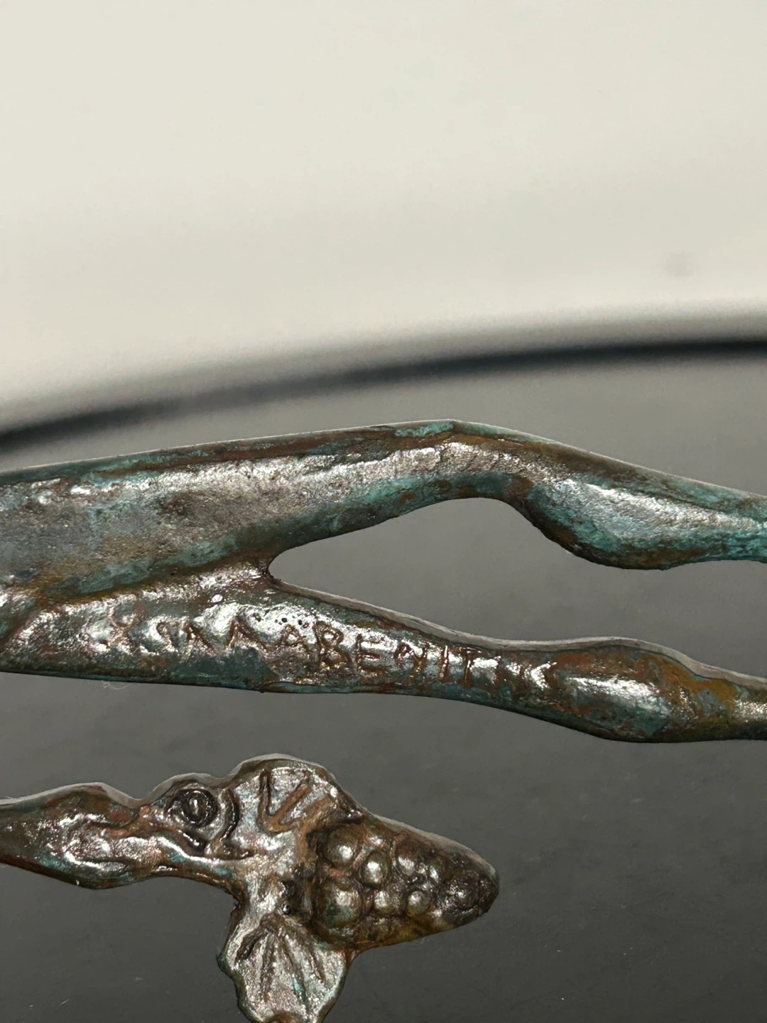 Vintage Pair Mid-Century Greek Bronze Sculptures - photo 4