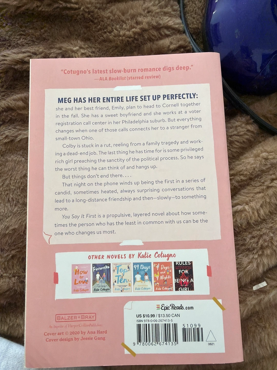 You Say It First by Katie Cotugno Paperback Book - photo 2