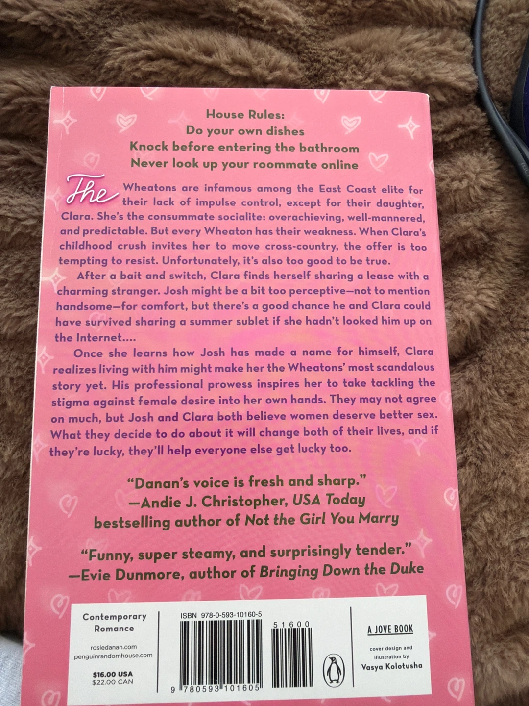 The Roommate by Rosie Danan Paperback Book - photo 2