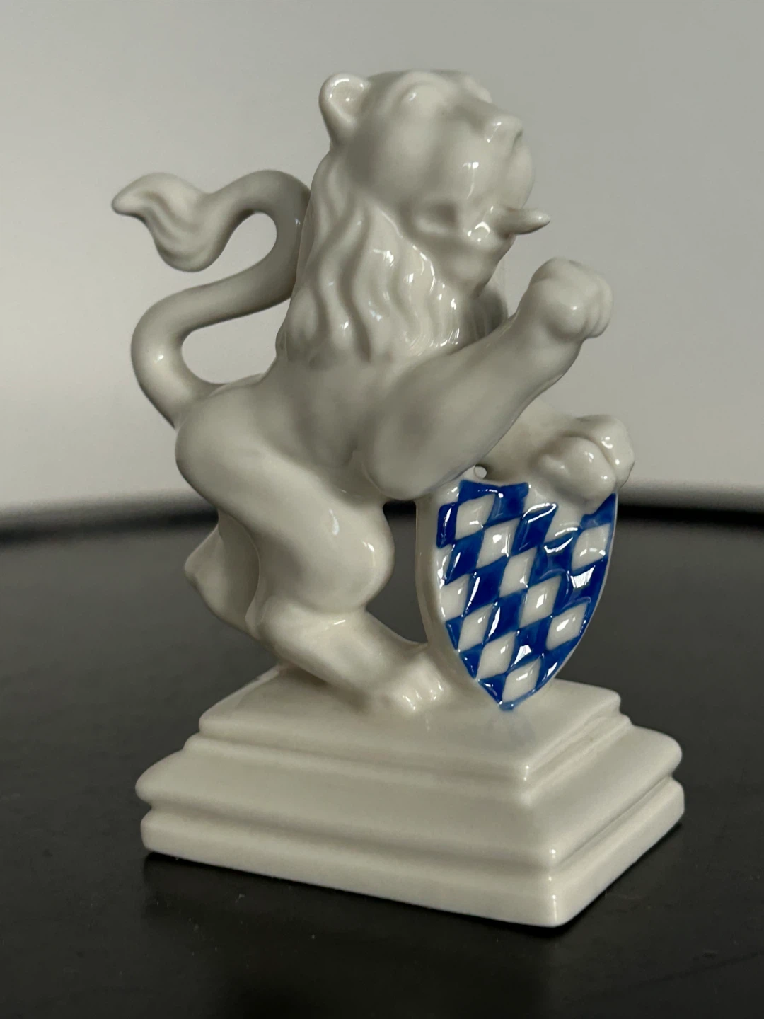 Vintage Nymphenburg Porcelain Bavarian Lion