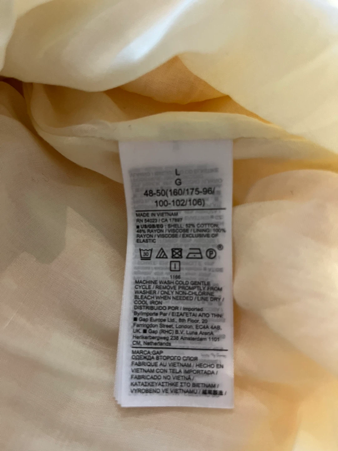 Gap Women's Yellow Floral Maxi Dress Size L - photo 4