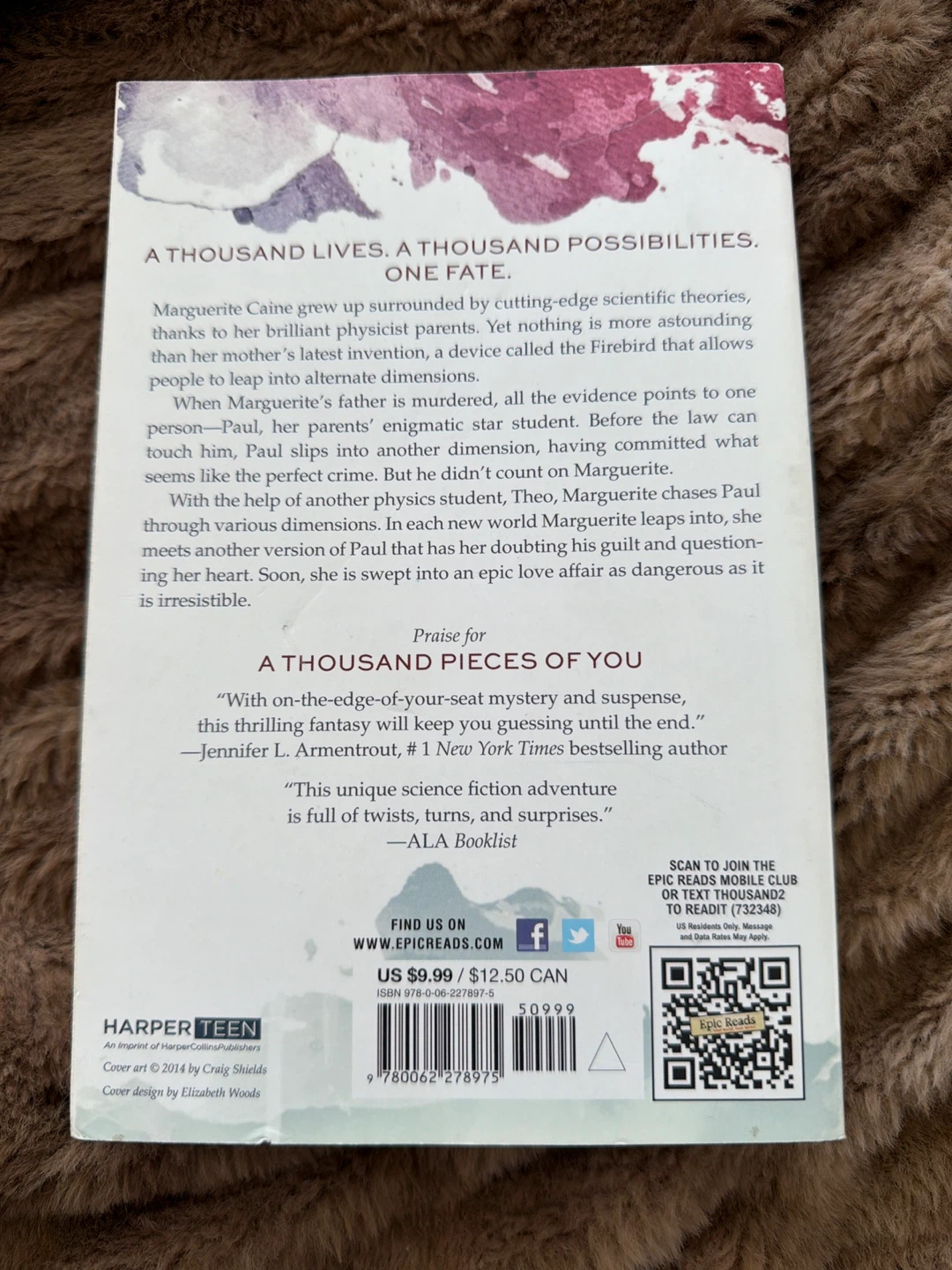 A Thousand Pieces of You by Claudia Gray - Paperback - photo 2
