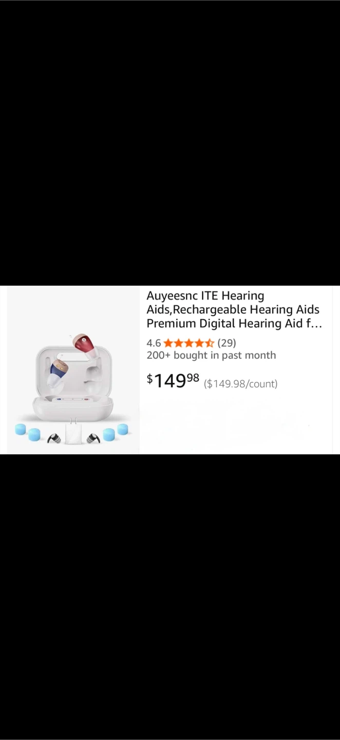 AUYEESNC ITE Rechargeable Hearing Aids AY216 - photo 5