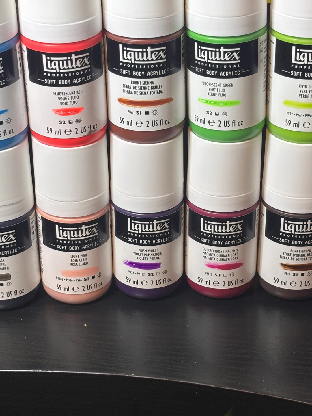 Liquitex® Professional Soft Body Acrylic Bottles 2oz. Lot of 17 - photo 3