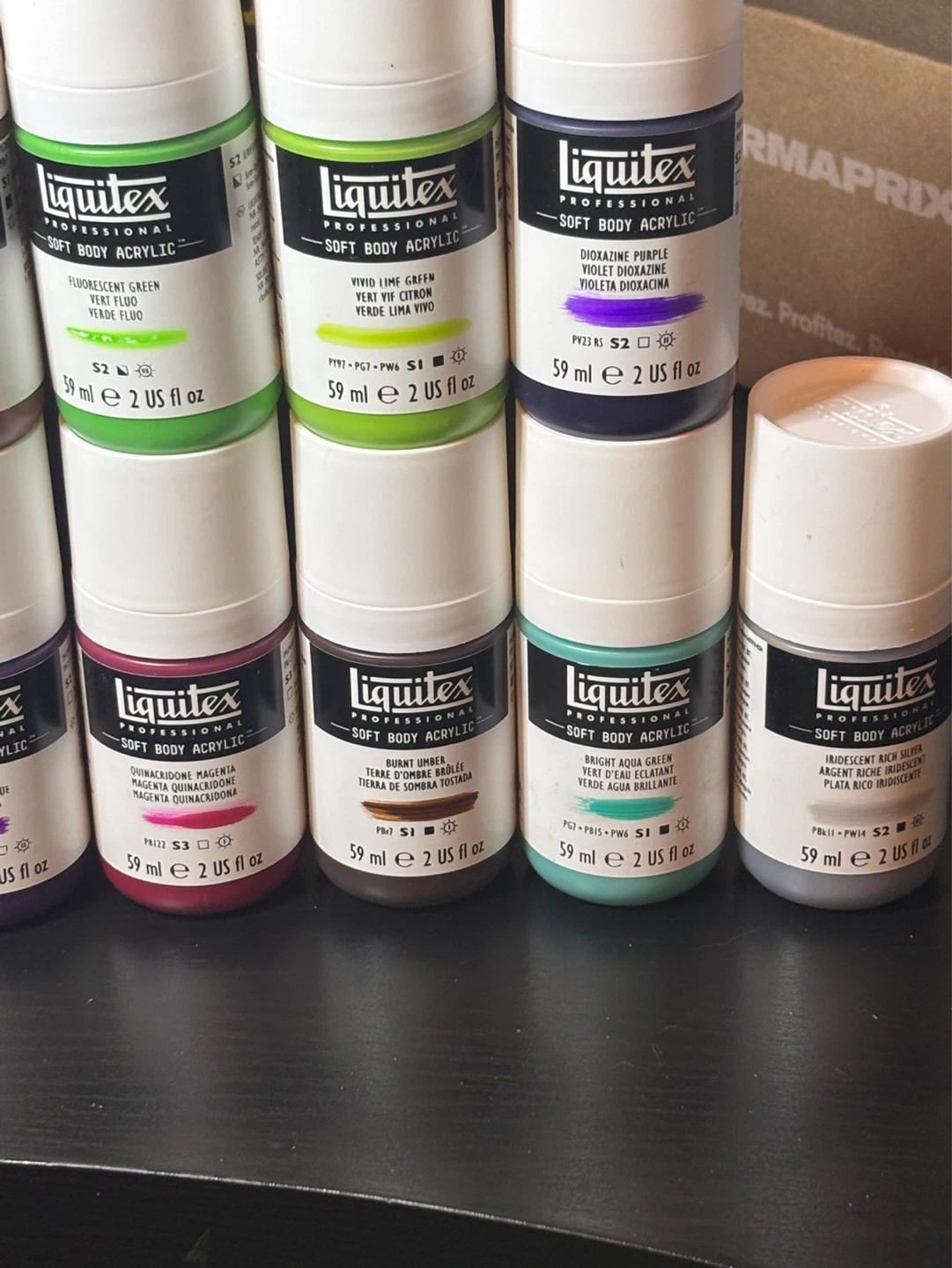 Liquitex® Professional Soft Body Acrylic Bottles 2oz. Lot of 17 - photo 4