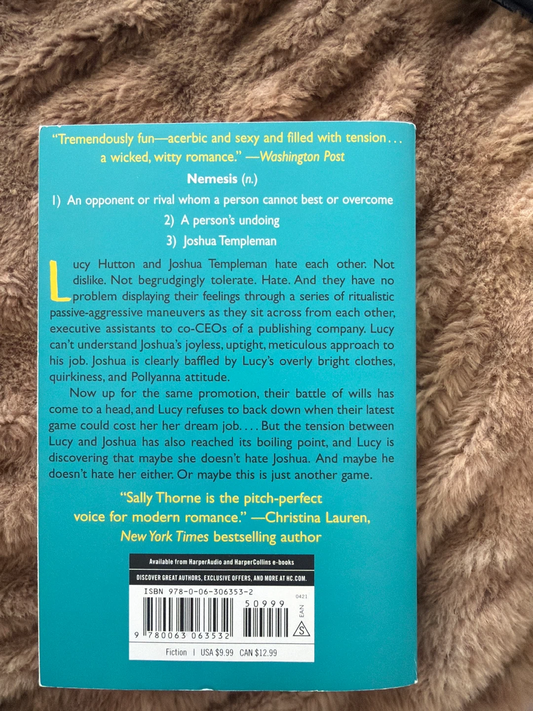 The Hating Game A Novel by Sally Thorne - photo 2