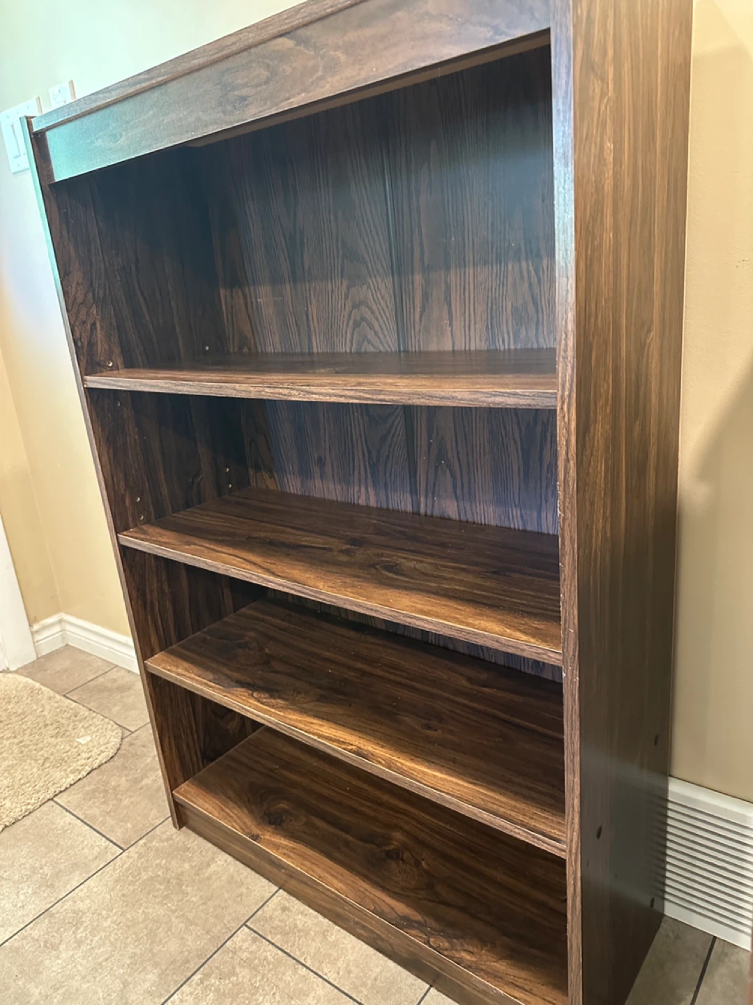 Vintage Solid Bookcase with Adjustable Shelves (CAN DELIVER) - photo 2