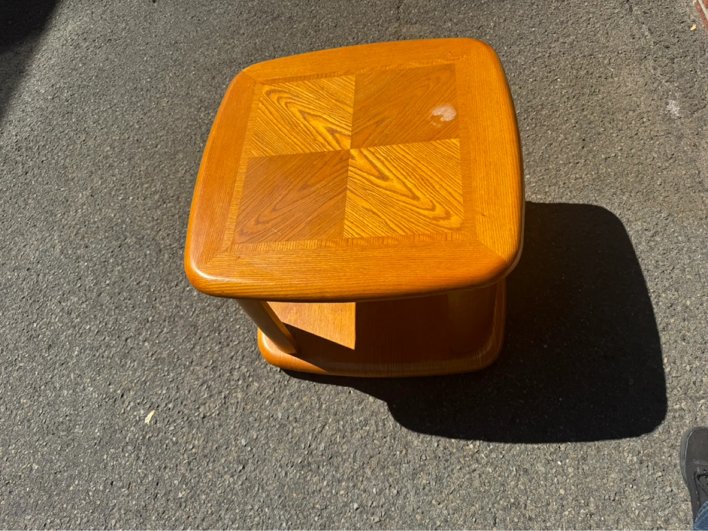 Oak Wood End Table