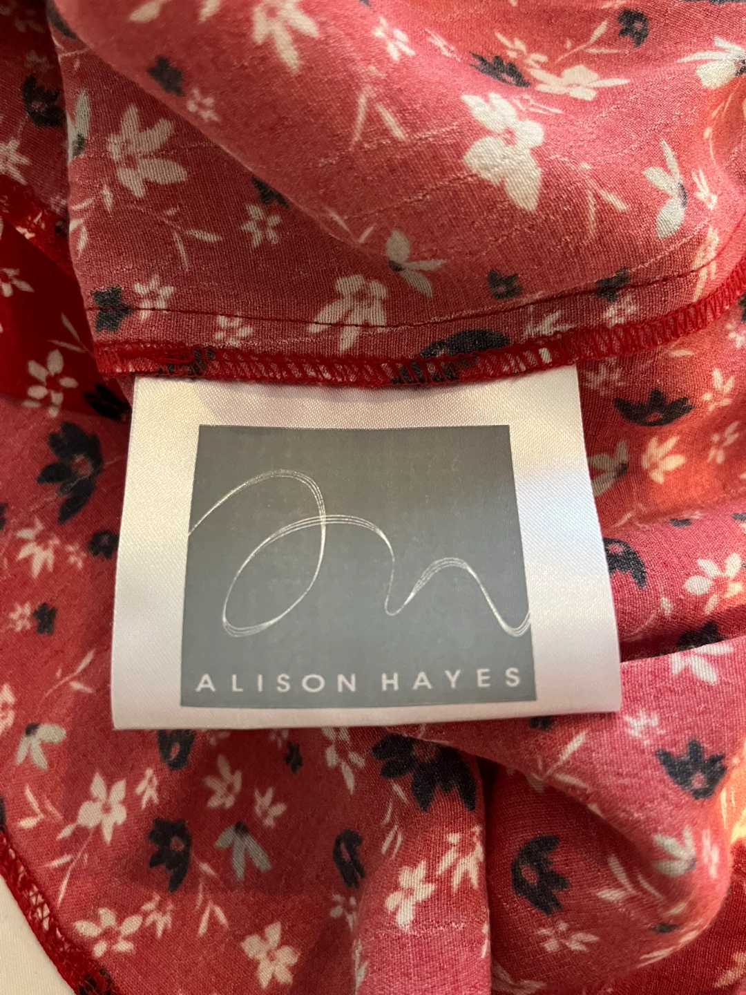 Alison Hayes Red Floral Dress - photo 5