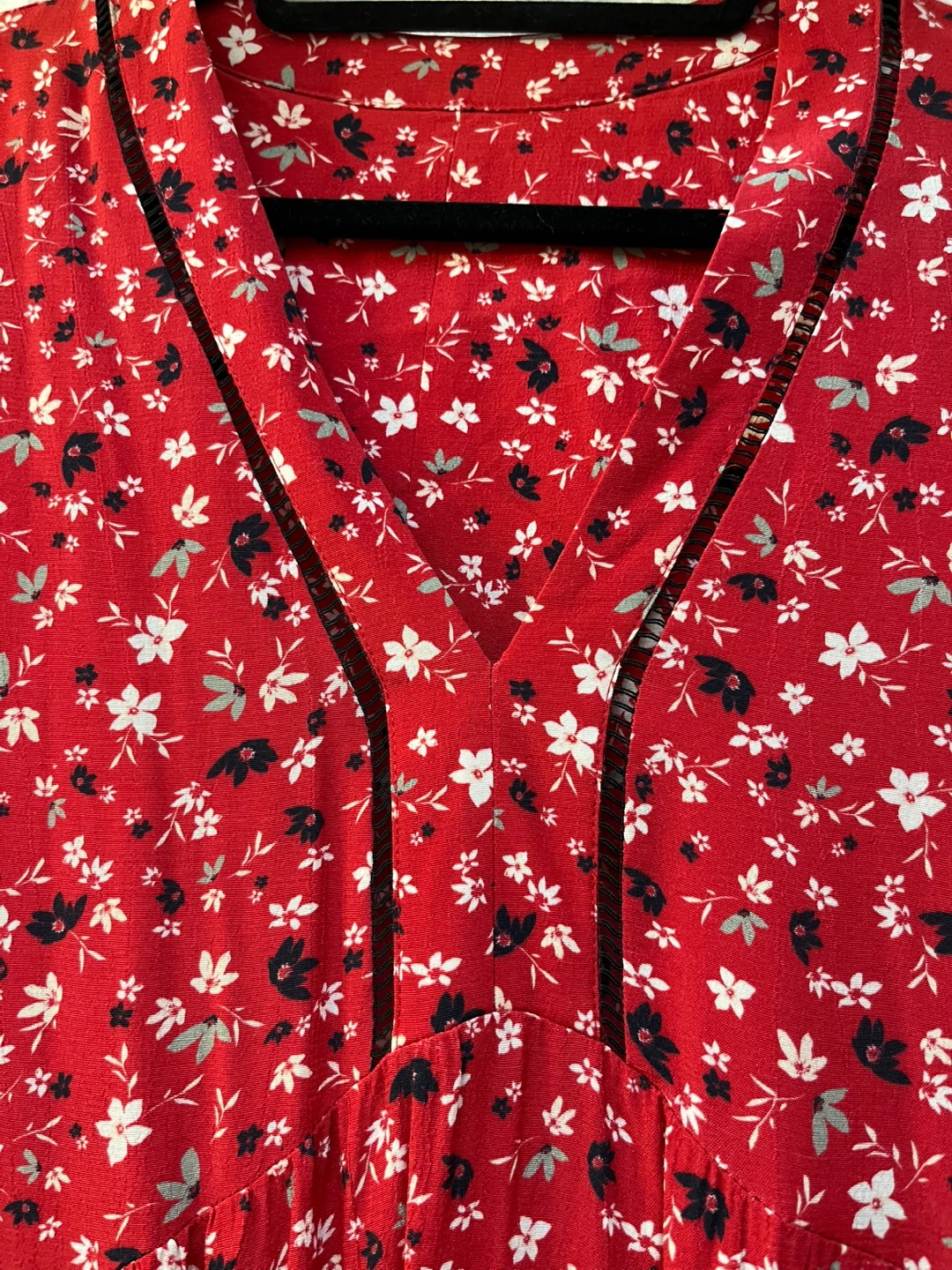 Alison Hayes Red Floral Dress
