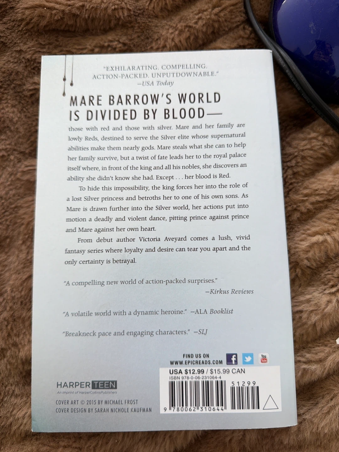 Red Queen by Victoria Aveyard Novel - photo 2