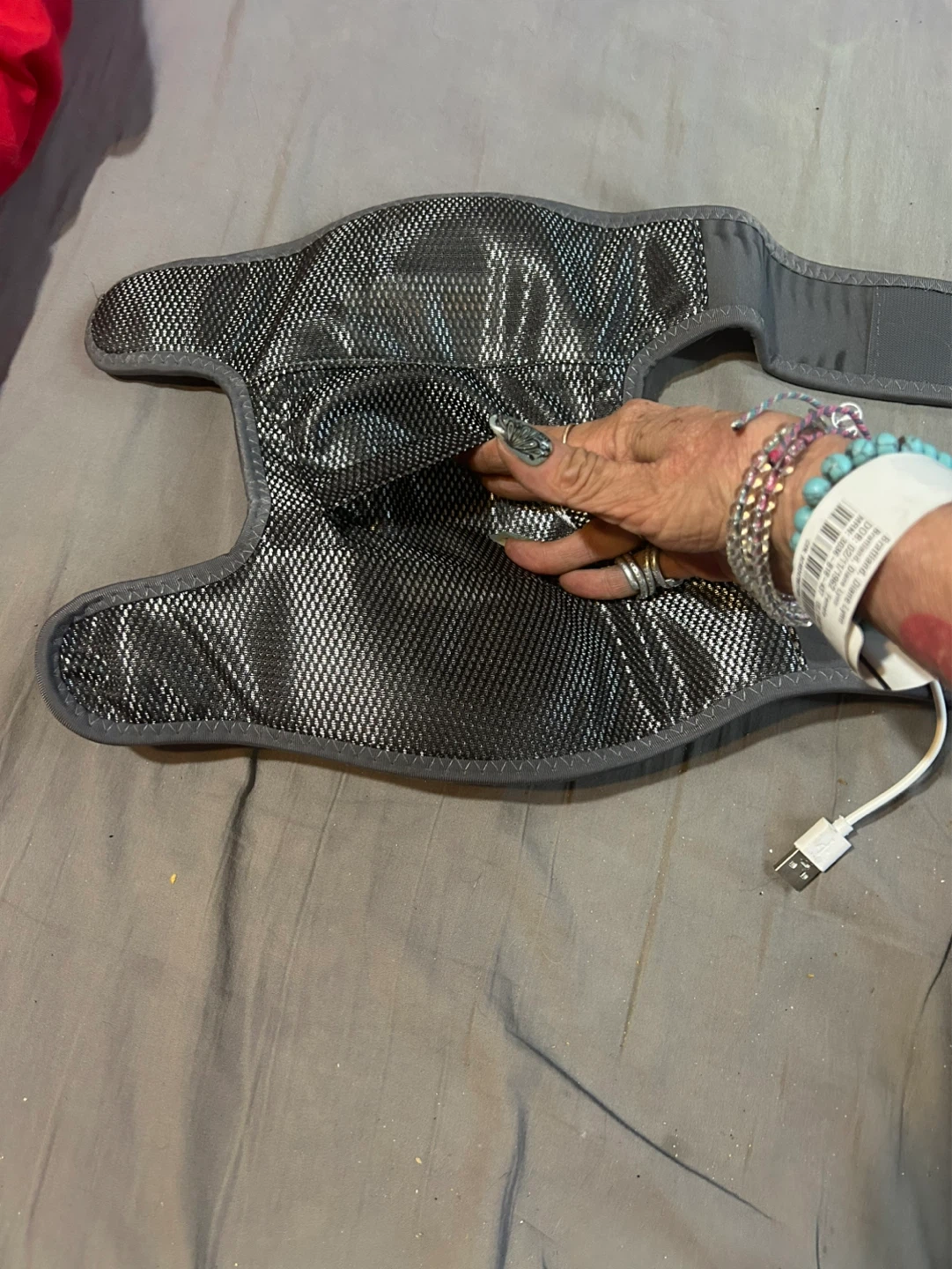 Heated Knee Brace with USB Cable - photo 3