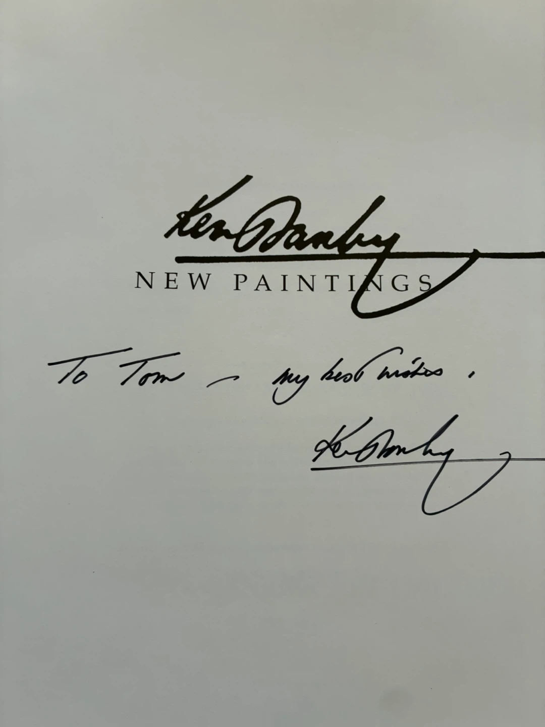 Autographed exhibition catalogue "Ken Danby: New Paintings," - photo 2