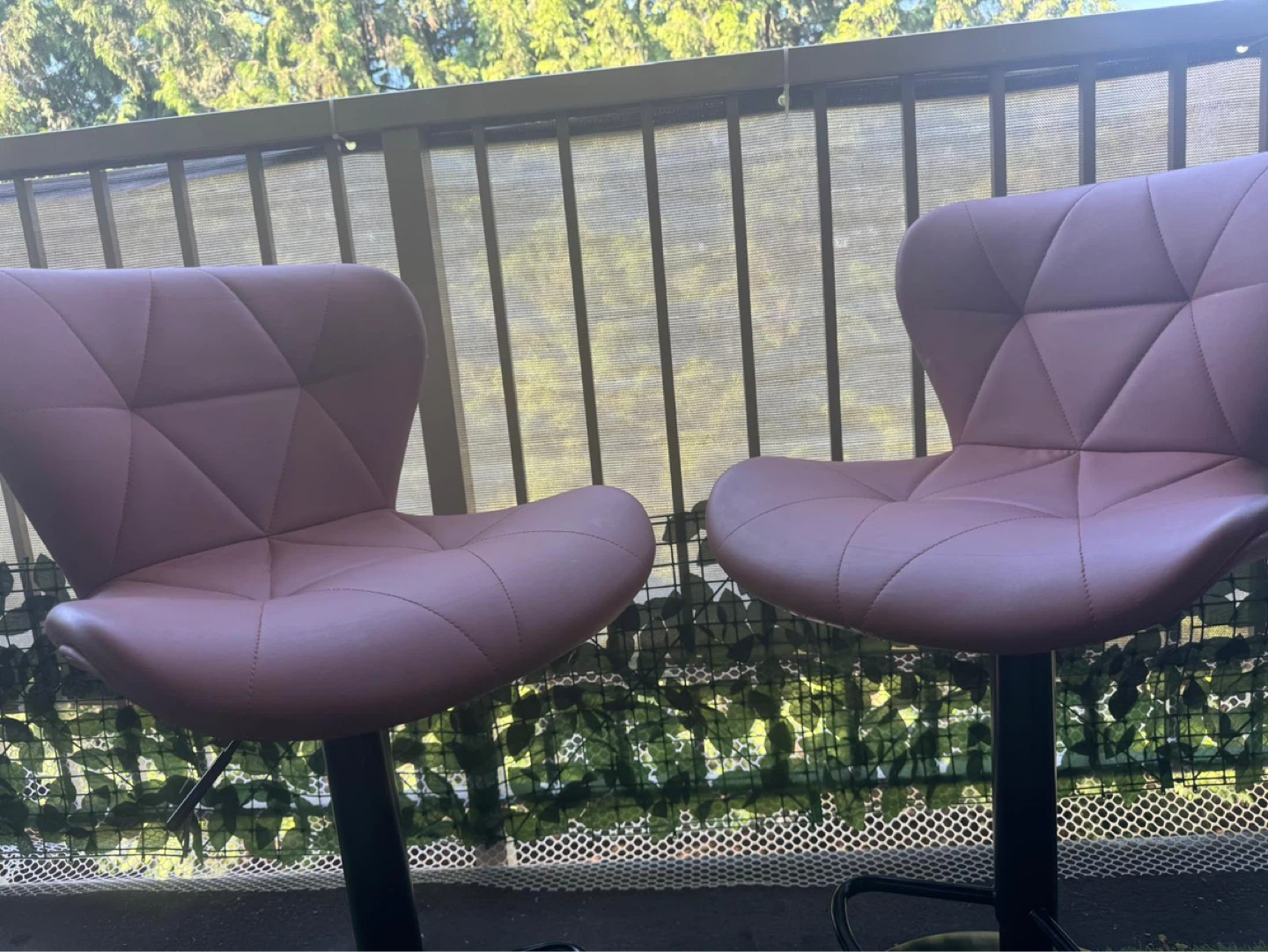 Adjustable Bar Stools Set of 2