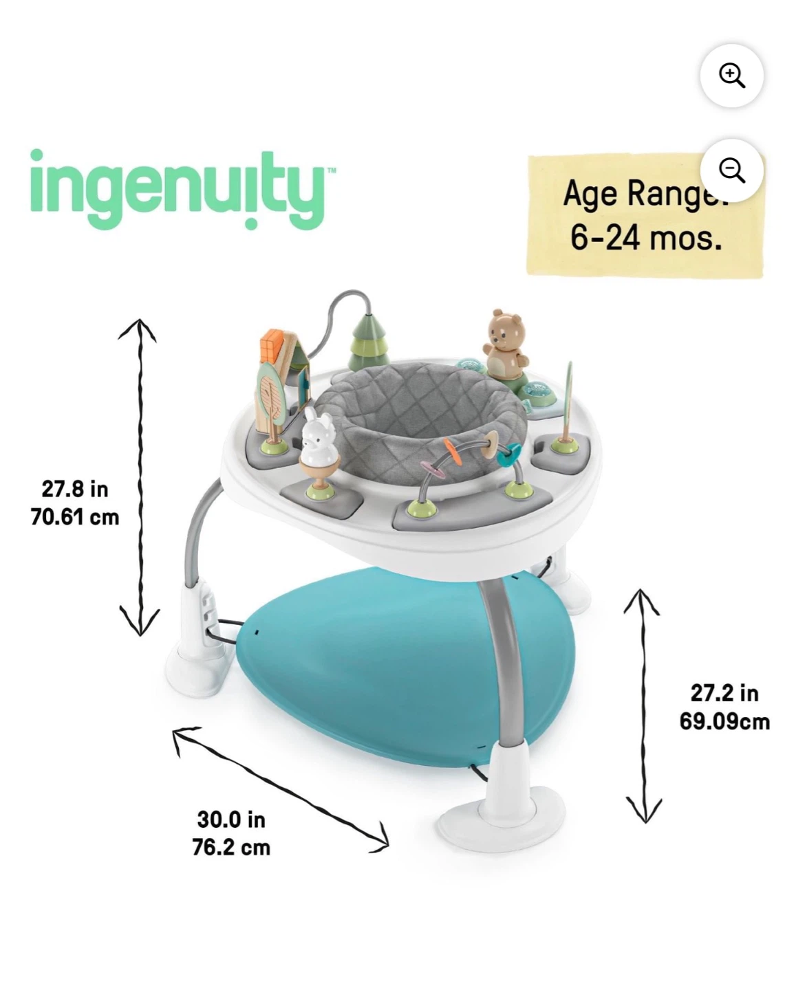 Ingenuity 2-in-1 Activity Jumper - photo 3