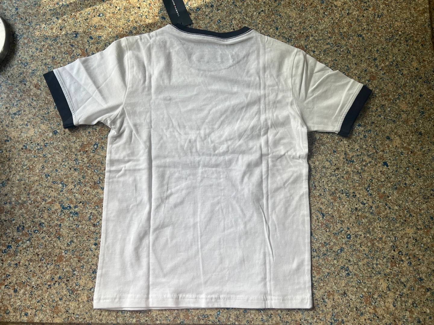 Tommy Hilfiger White Ringer T-Shirt Size S/P - photo 3