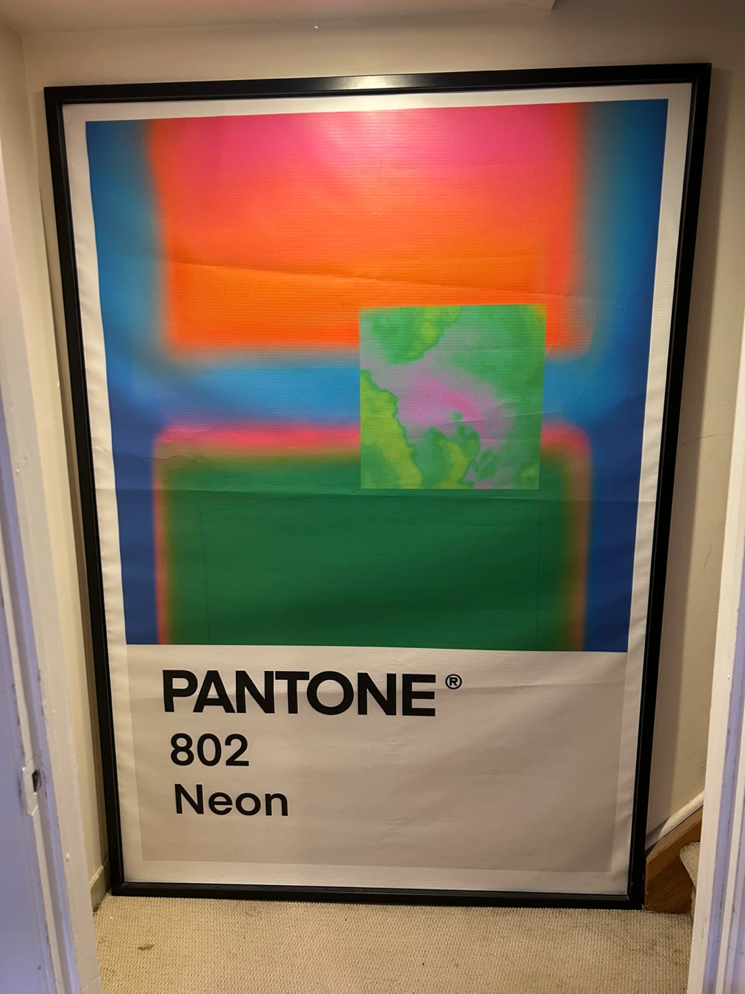 PANTONE 802 Neon Poster