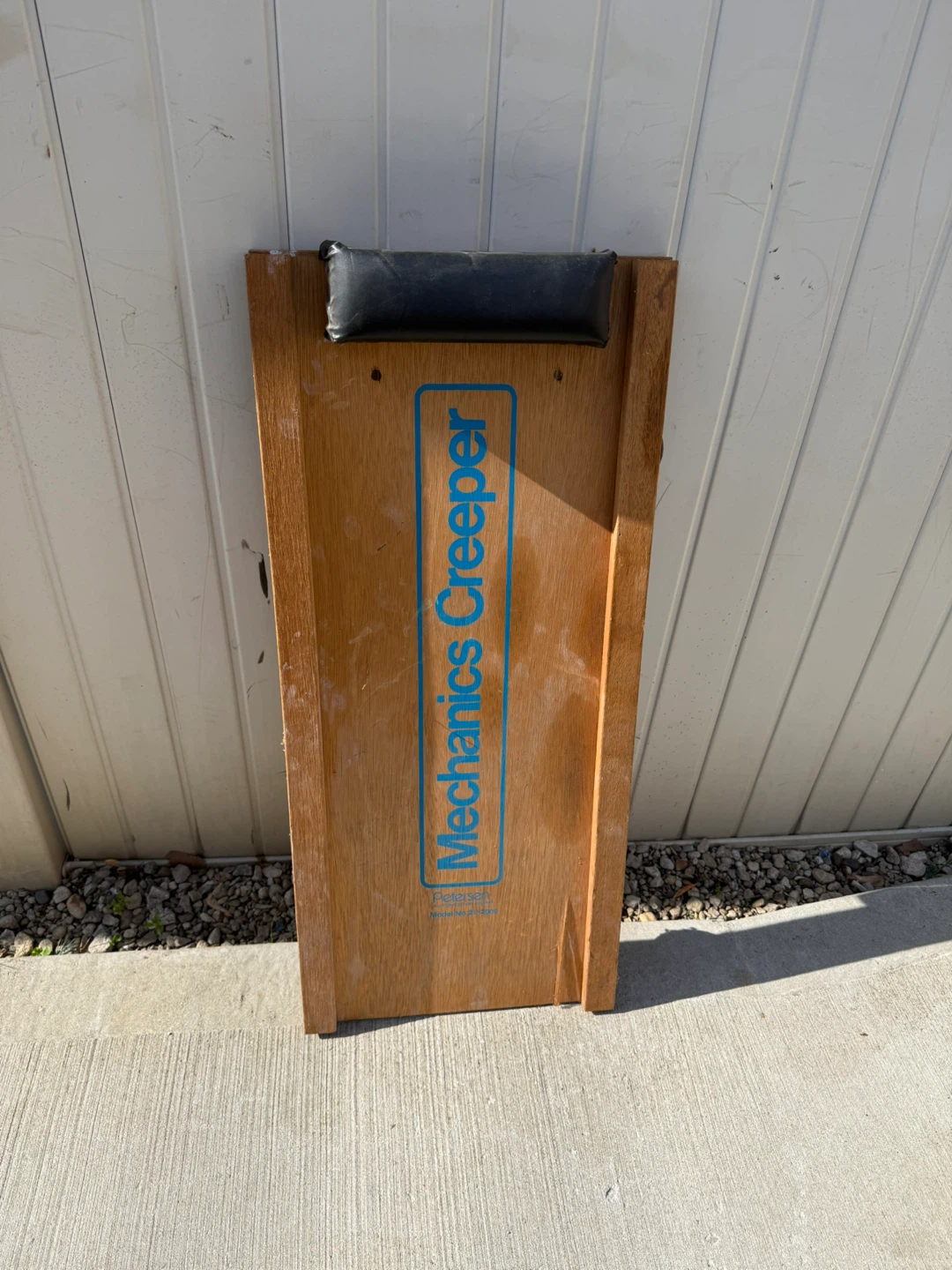Mechanics Creeper Wooden Rolling Car Repair Tool