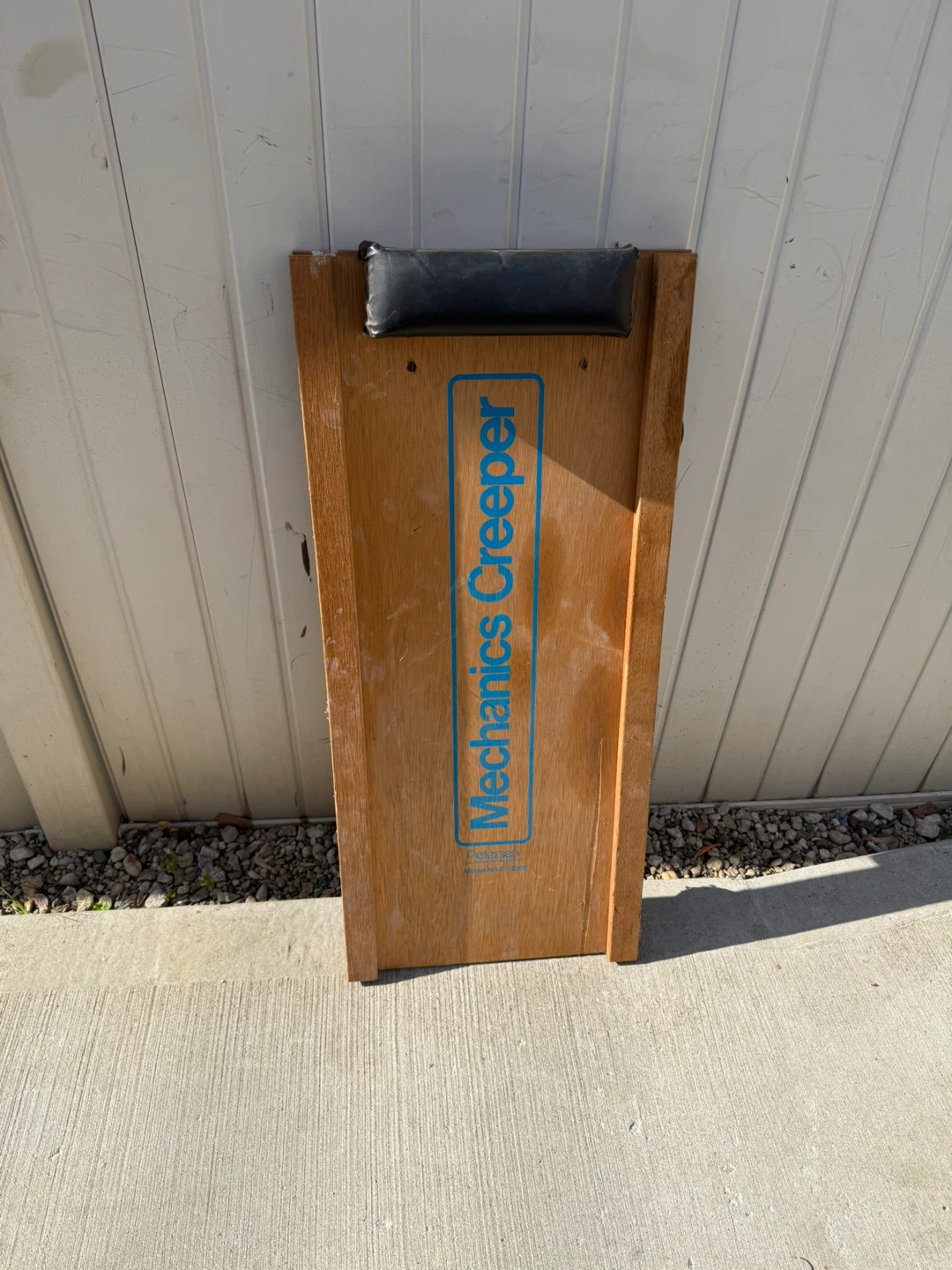 Mechanics Creeper Wooden Rolling Car Repair Tool - photo 2