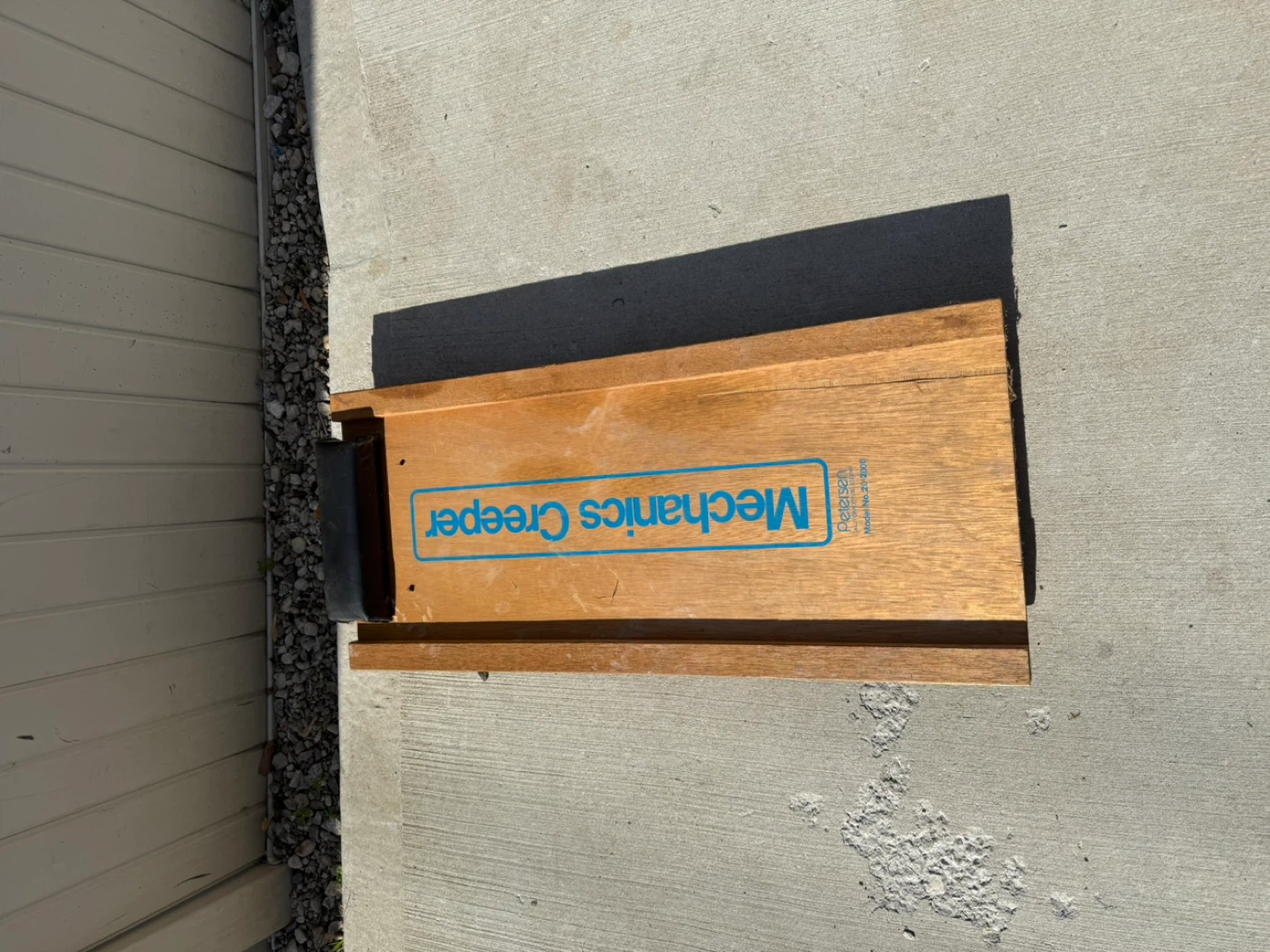 Mechanics Creeper Wooden Rolling Car Repair Tool - photo 4