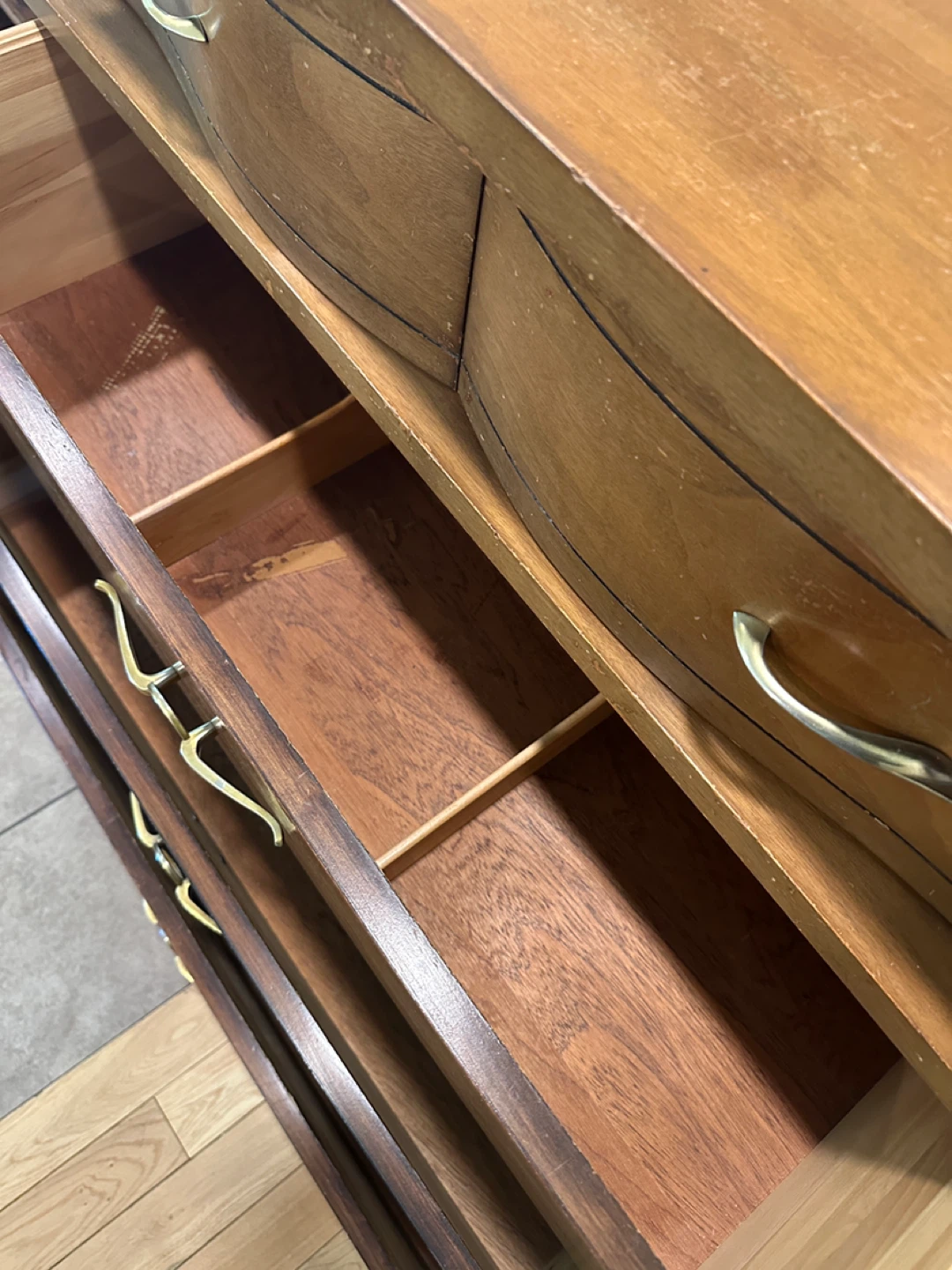 Vintage Pepplers MCM Walnut Tall Dresser (CAN DELIVER) - photo 5
