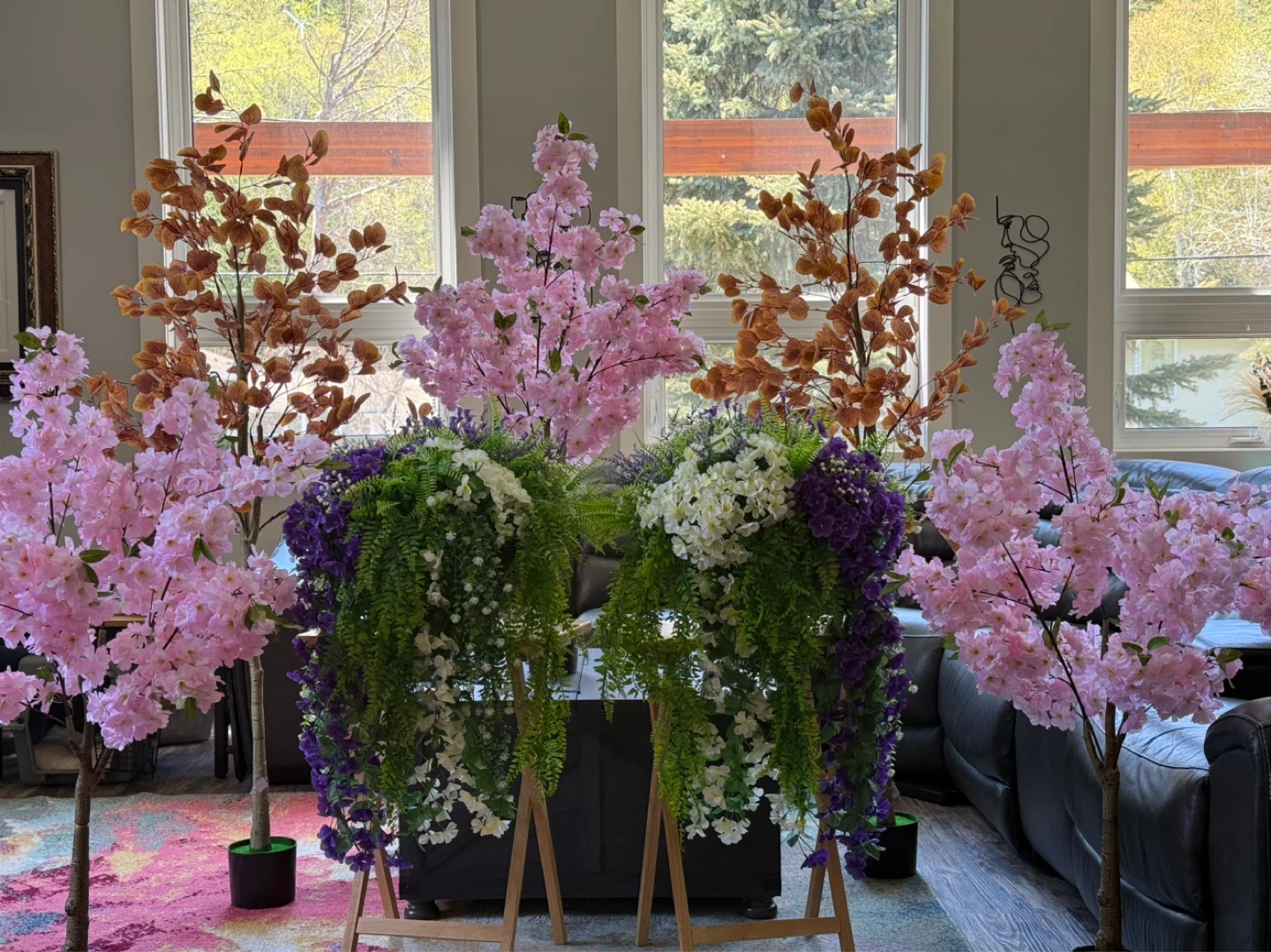 Substantial Large Artificial Floral Arrangements