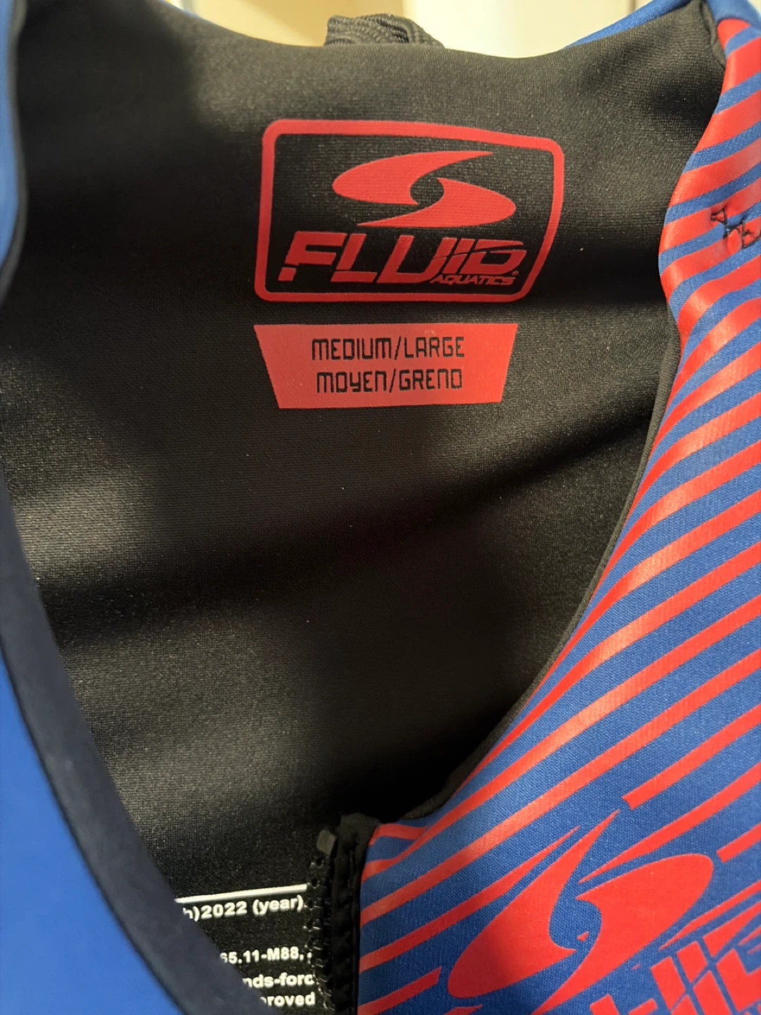Fluid Aquatics Life Jacket - Medium/Large