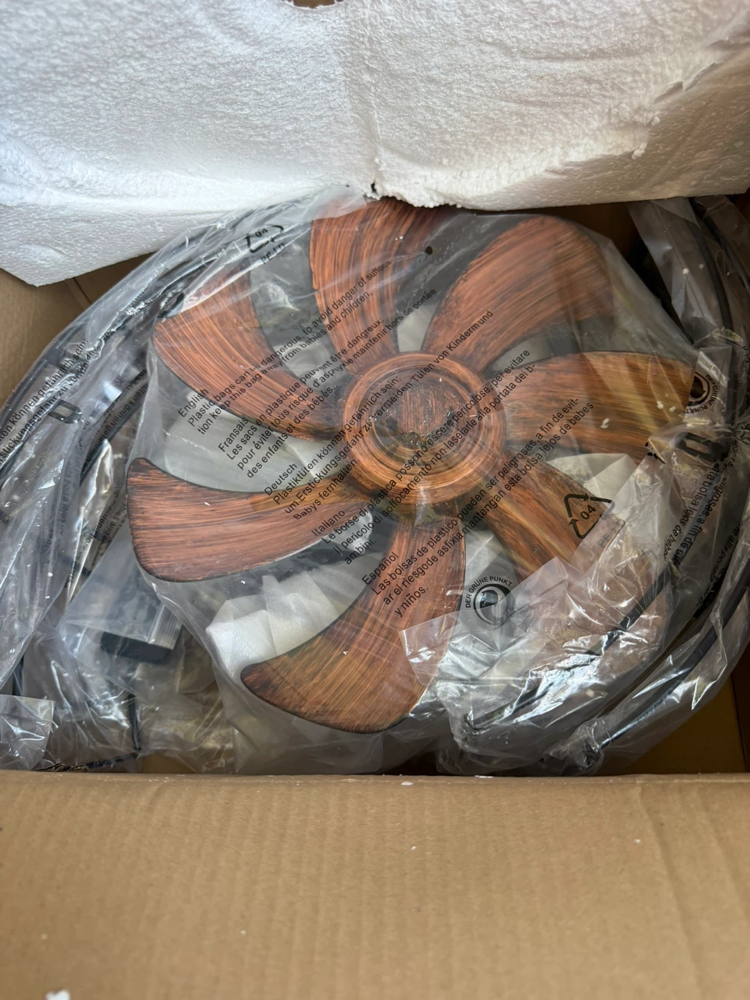 Ceiling Fans 20" Caged Ceillin New - photo 2