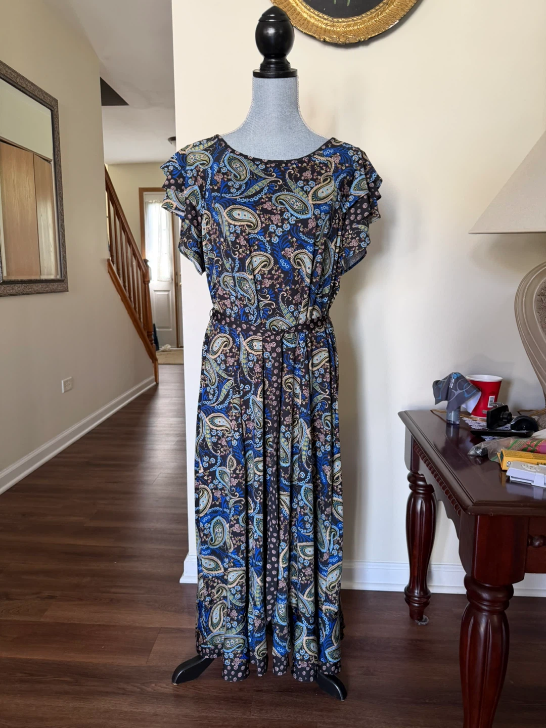 Perceptions Woman Paisley Maxi Dress  size 1X