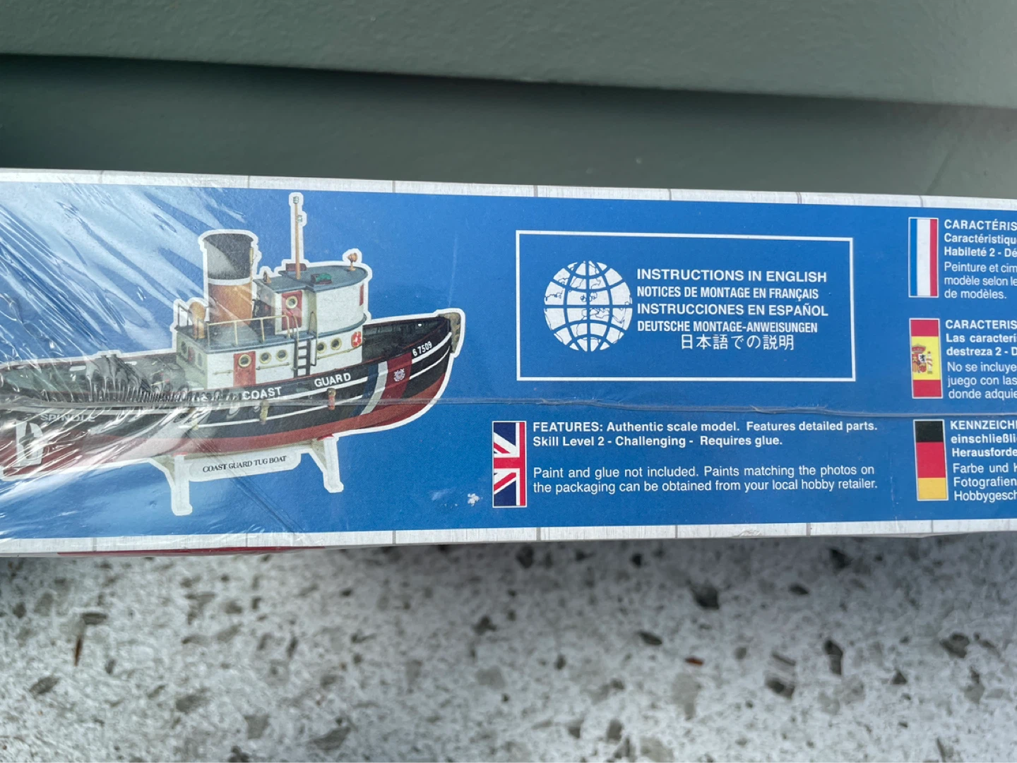 Lindberg Coast Guard Tug Boat Model Kit 1/72 Scale - photo 4