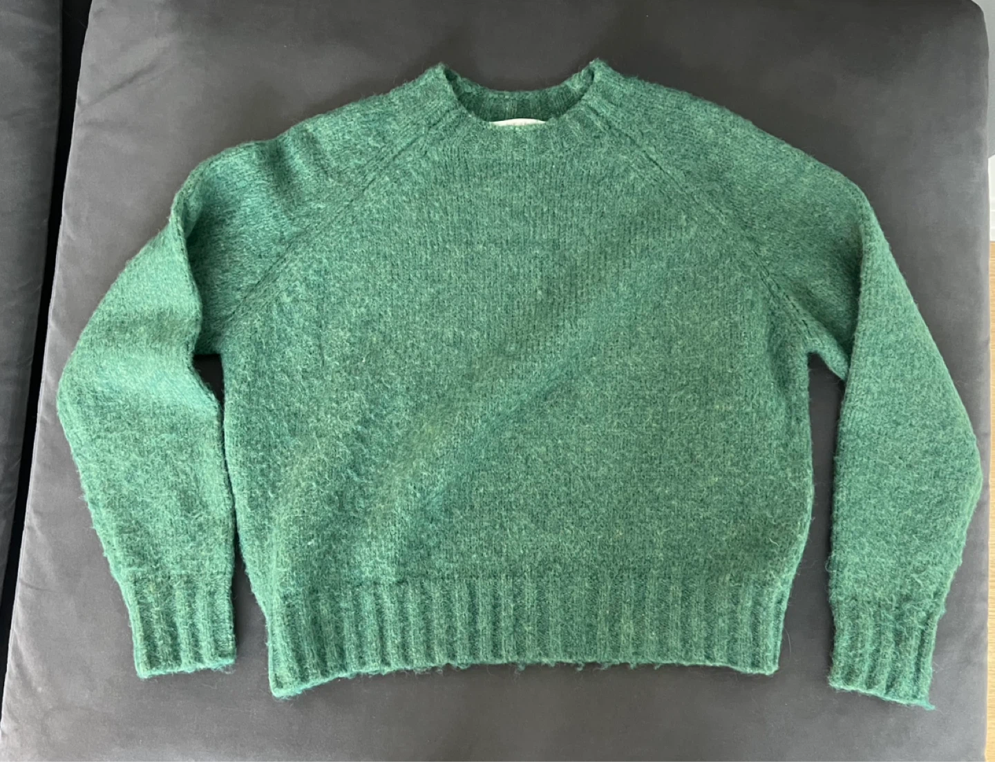 Green Crew Neck Sweater