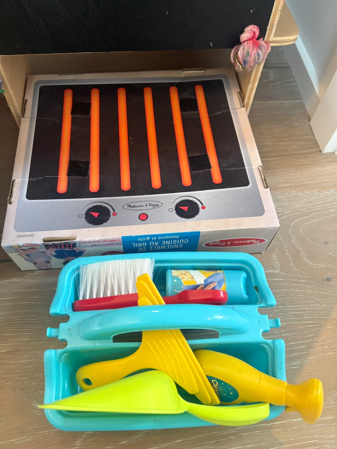 Wooden Play Kitchen Set with a TON of accessories - photo 4