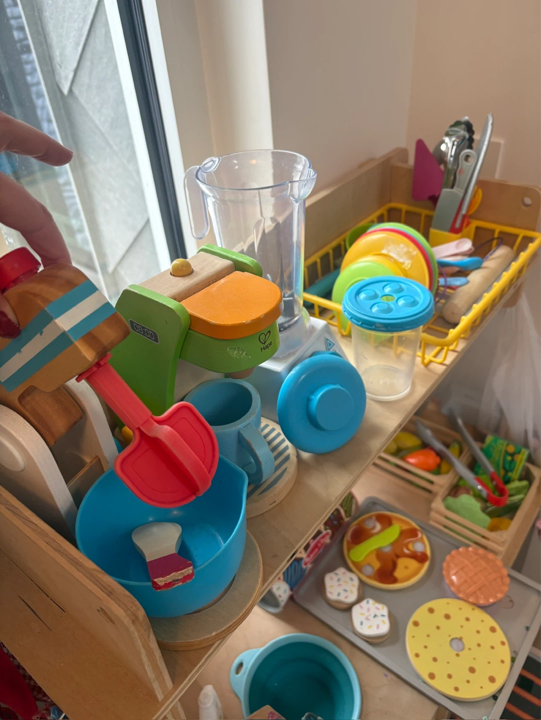 Wooden Play Kitchen Set with a TON of accessories - photo 5