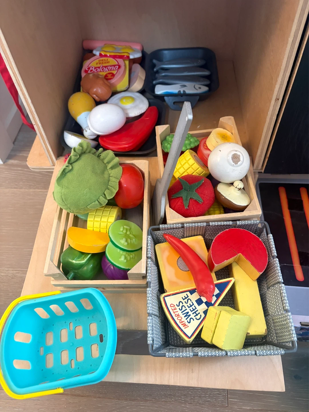 Wooden Play Kitchen Set with a TON of accessories - photo 2