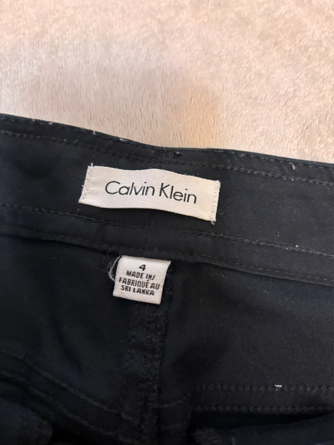 Calvin Klein Black Pants Size 4 - photo 2