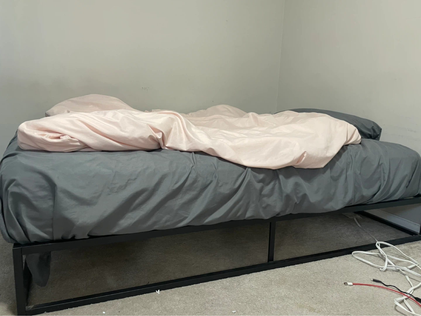 Queen Size Mattress with Bed Frame - photo 2