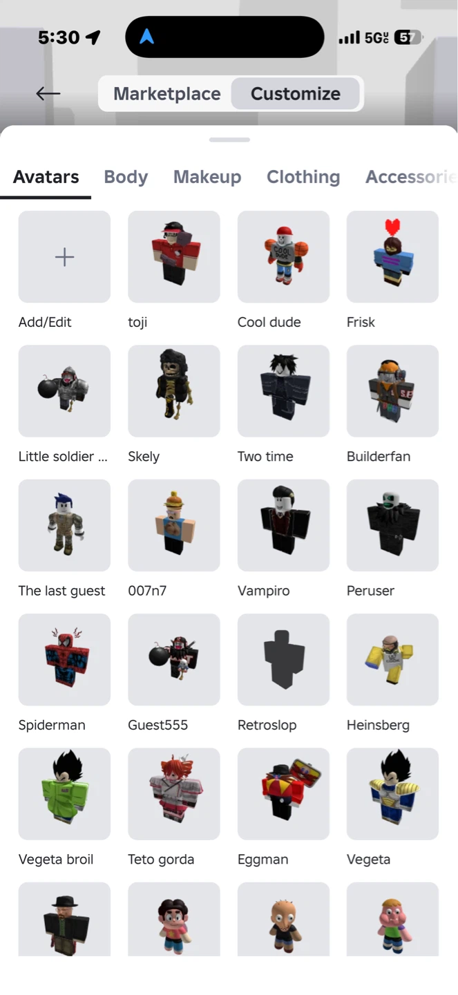 Roblox account whit avatars and things - photo 2
