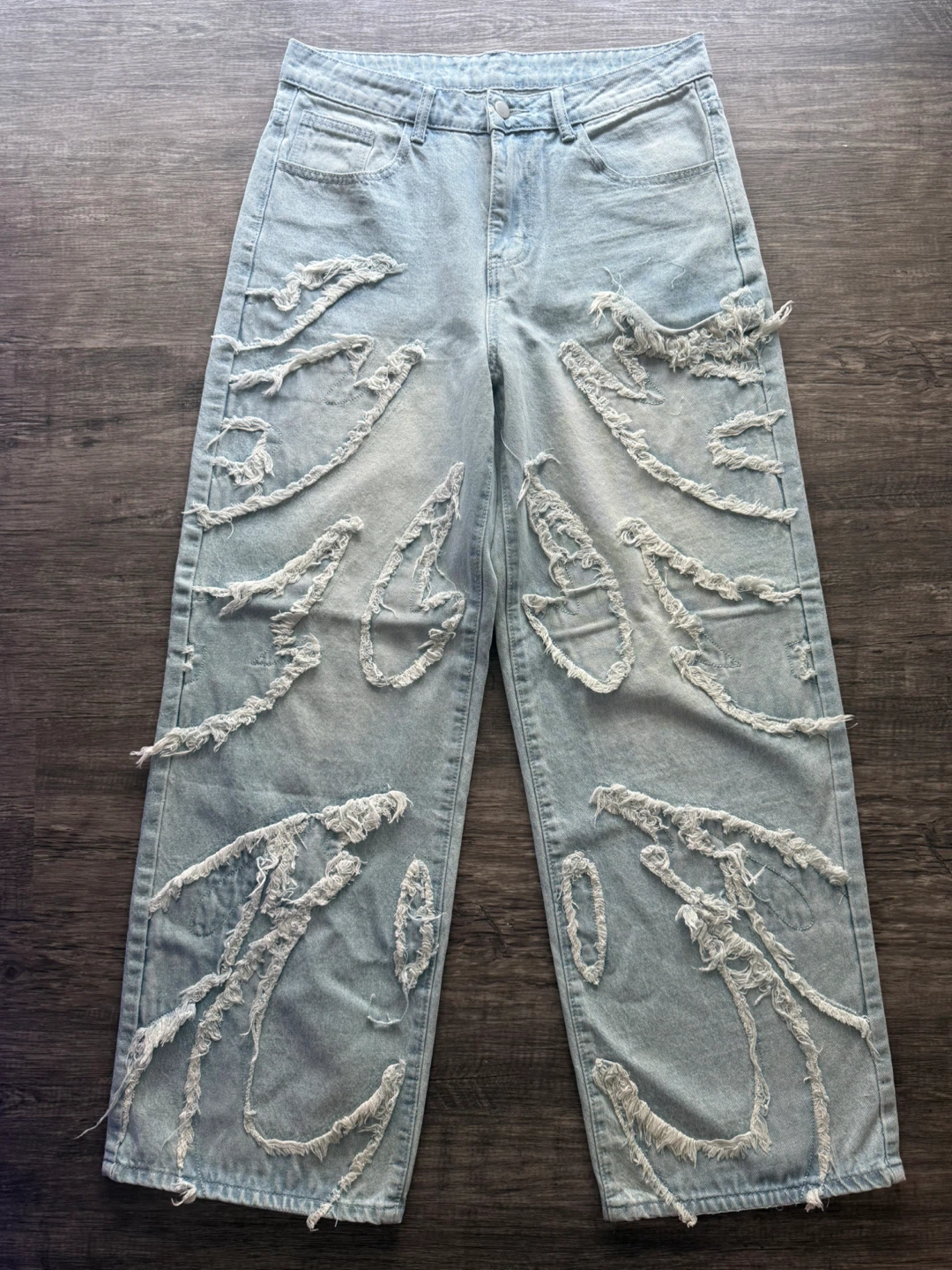 Distressed Denim Jeans - Unique designs