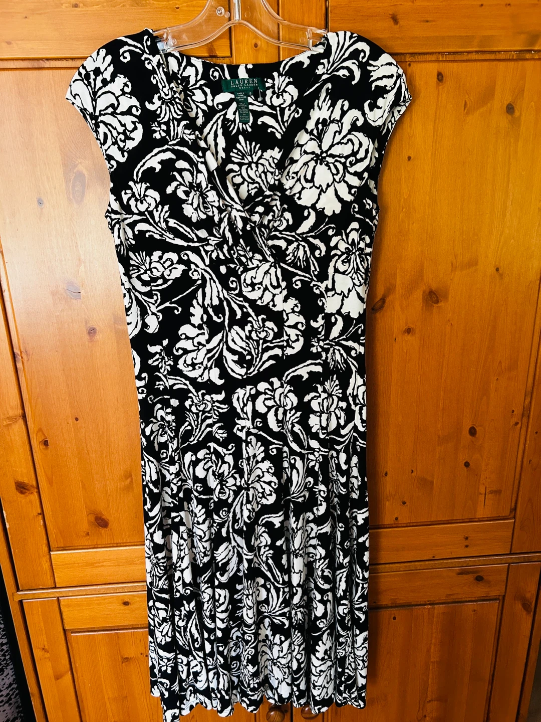 NEW Ralph Lauren Black & White Dress
