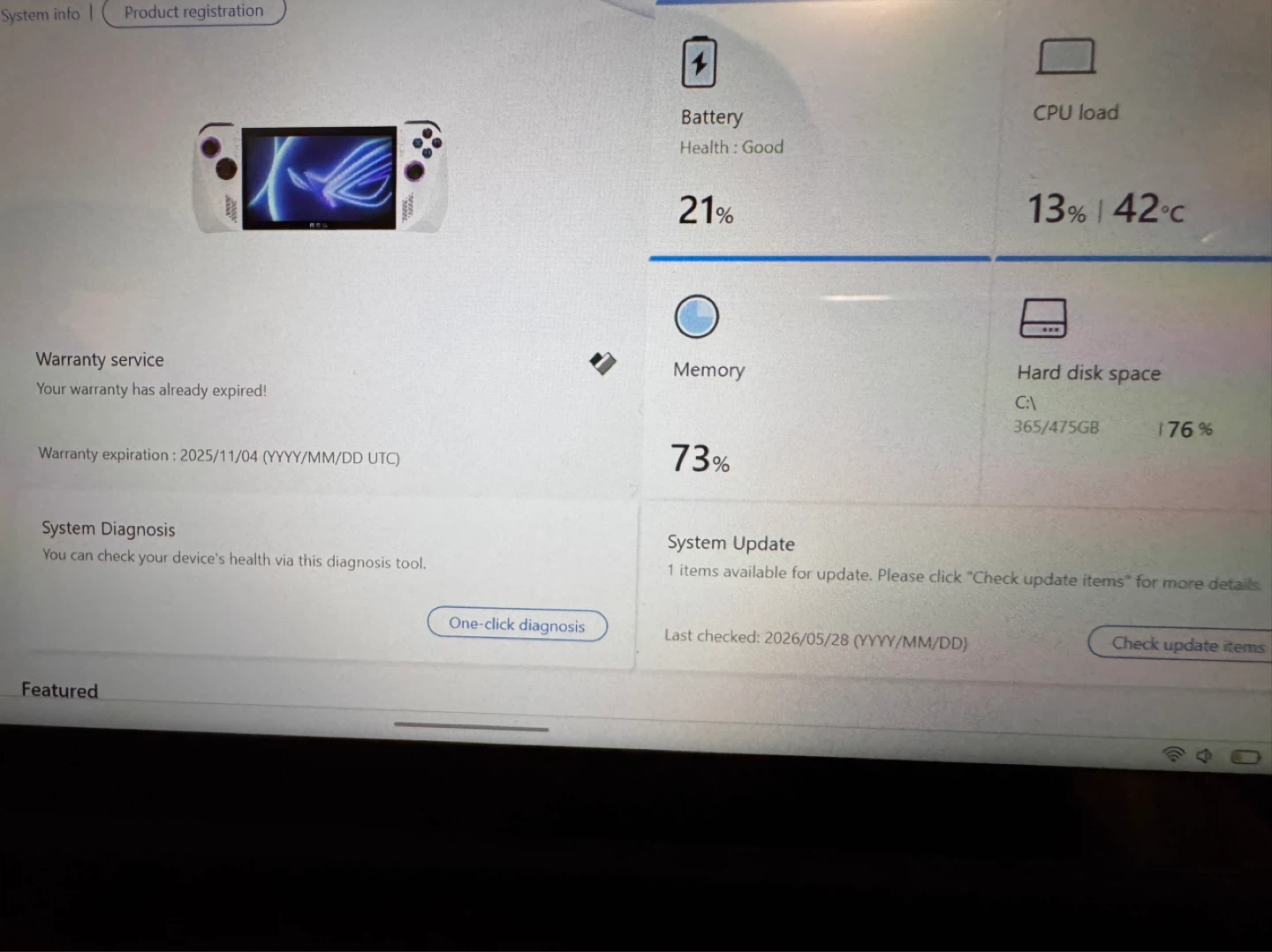 ASUS ROG Ally Handheld Gaming PC AMD Z1 Extreme - photo 3