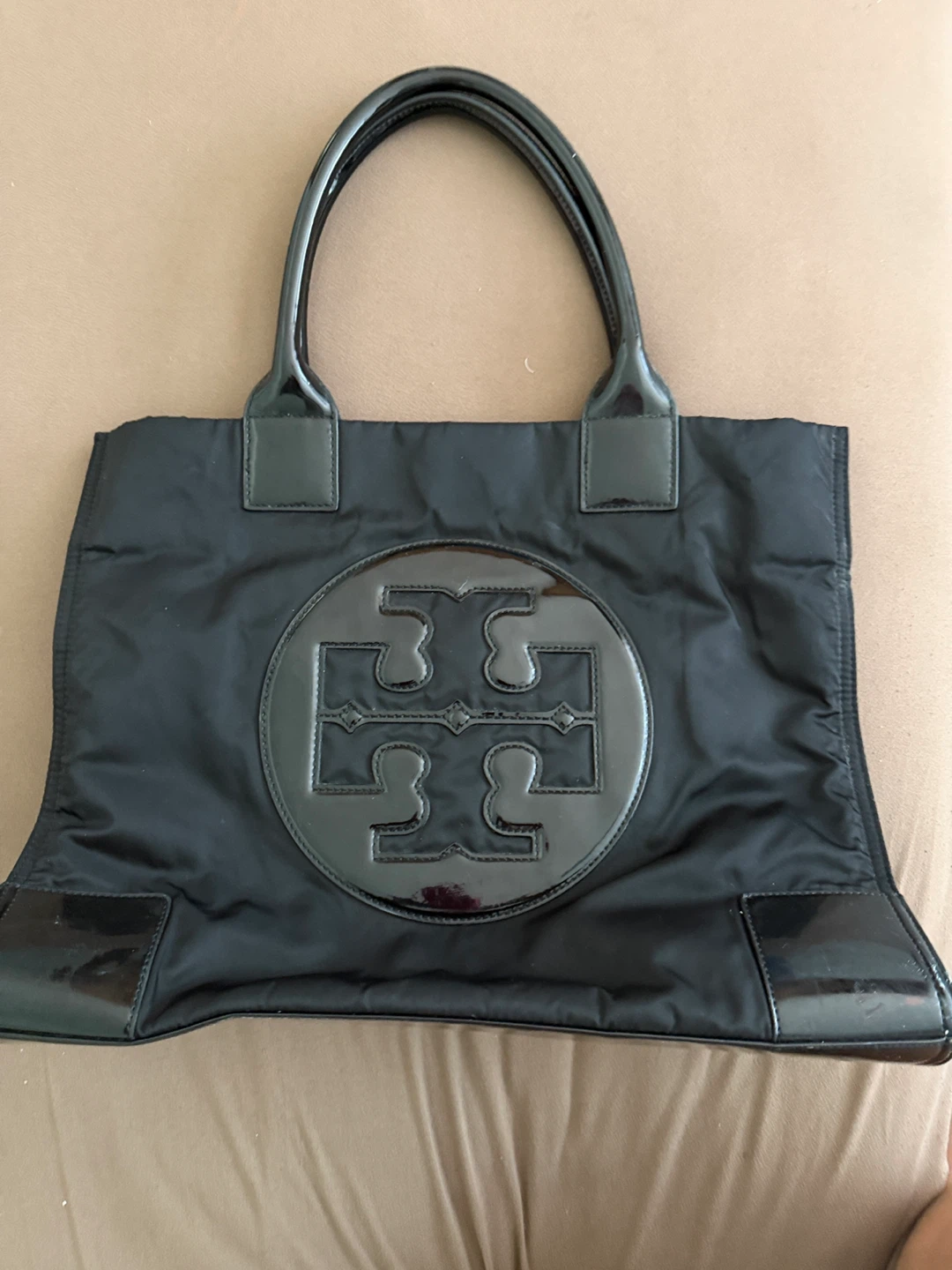 Tory Burch Black Nylon Tote Bag - photo 2