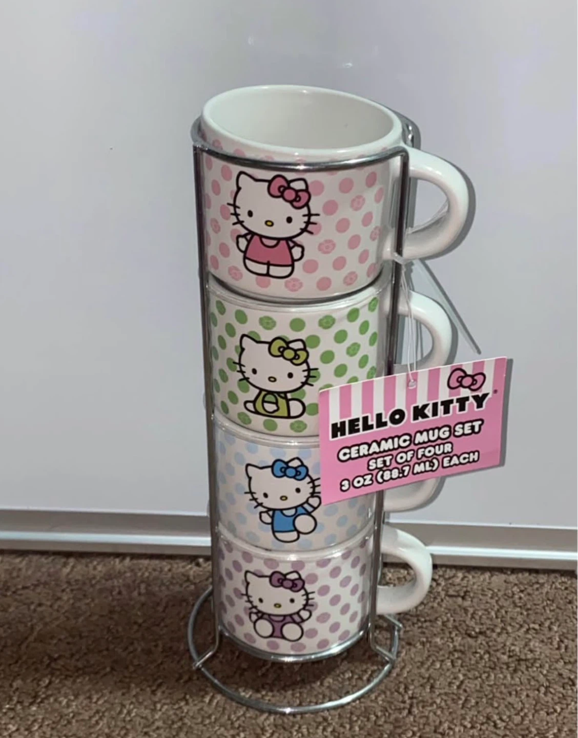 Hello Kitty Espresso Mug Set