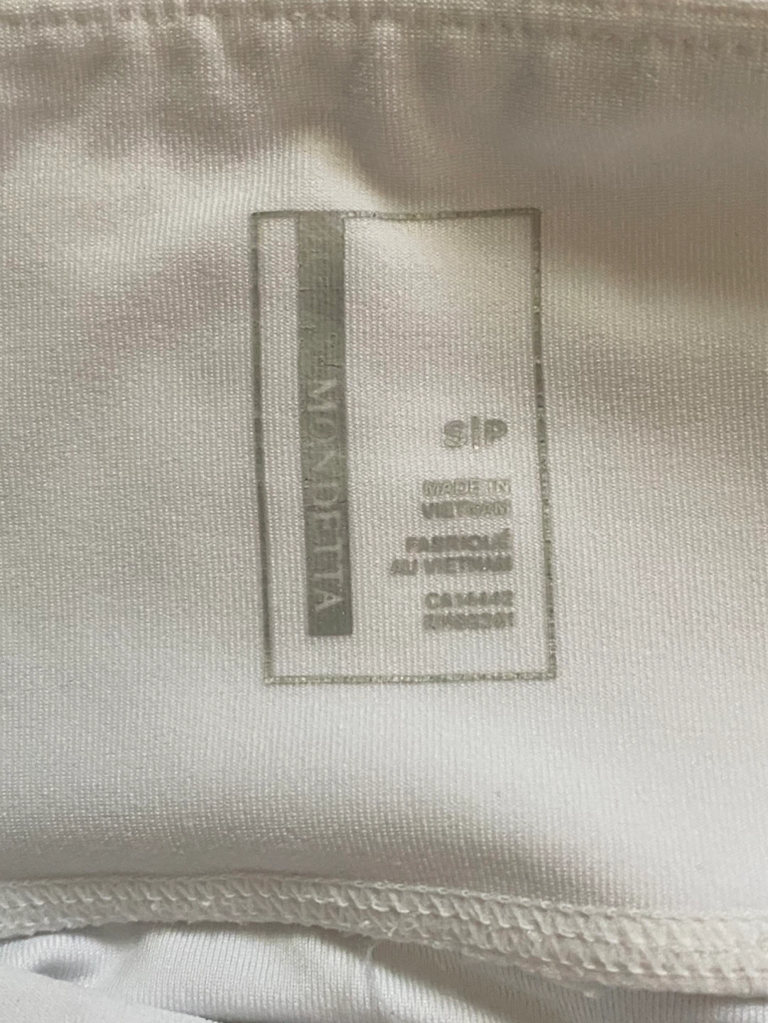 Mondttta White Leggings, Size Small - photo 4