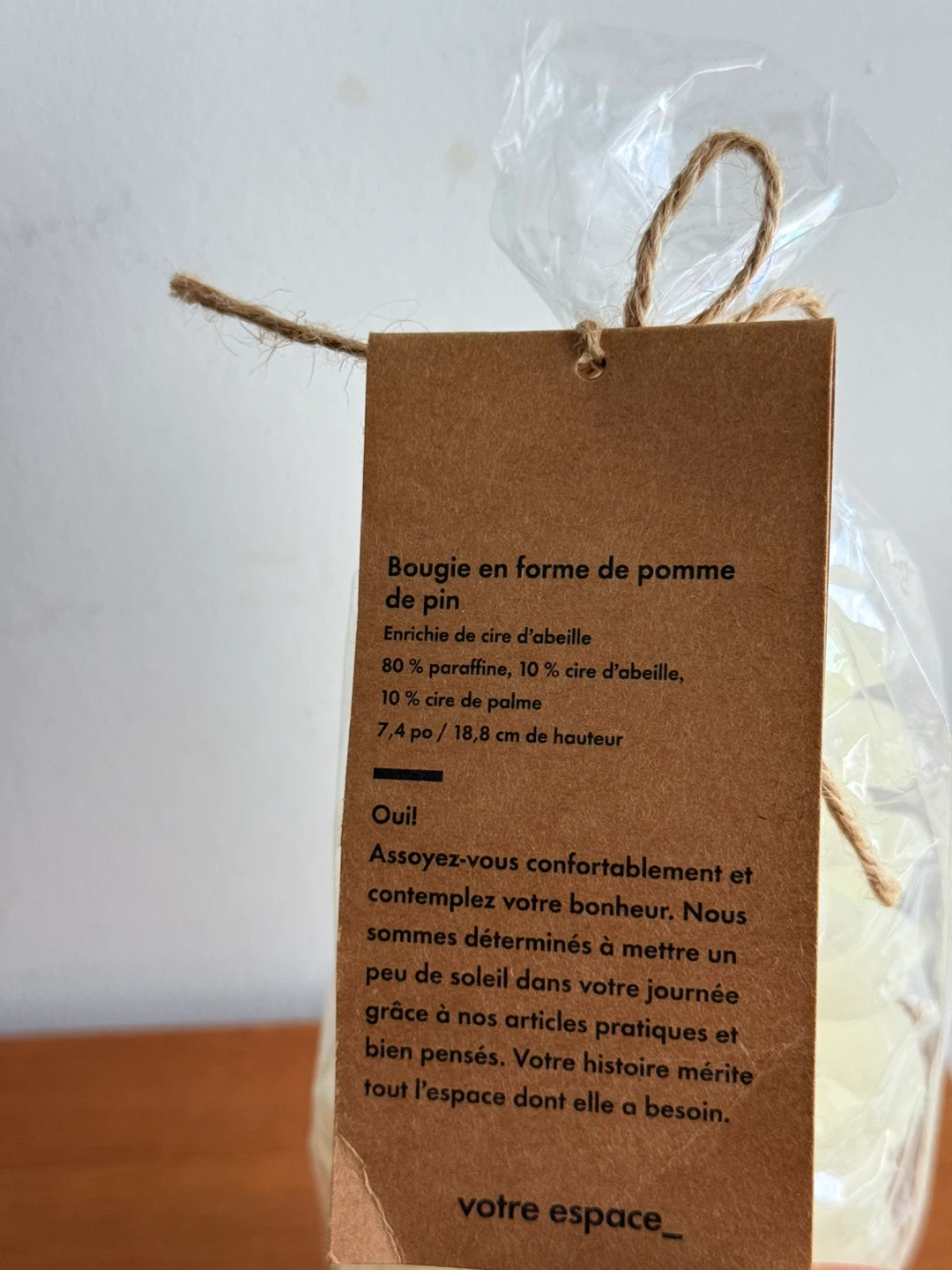 Oui Studio Pinecone Candle - photo 5