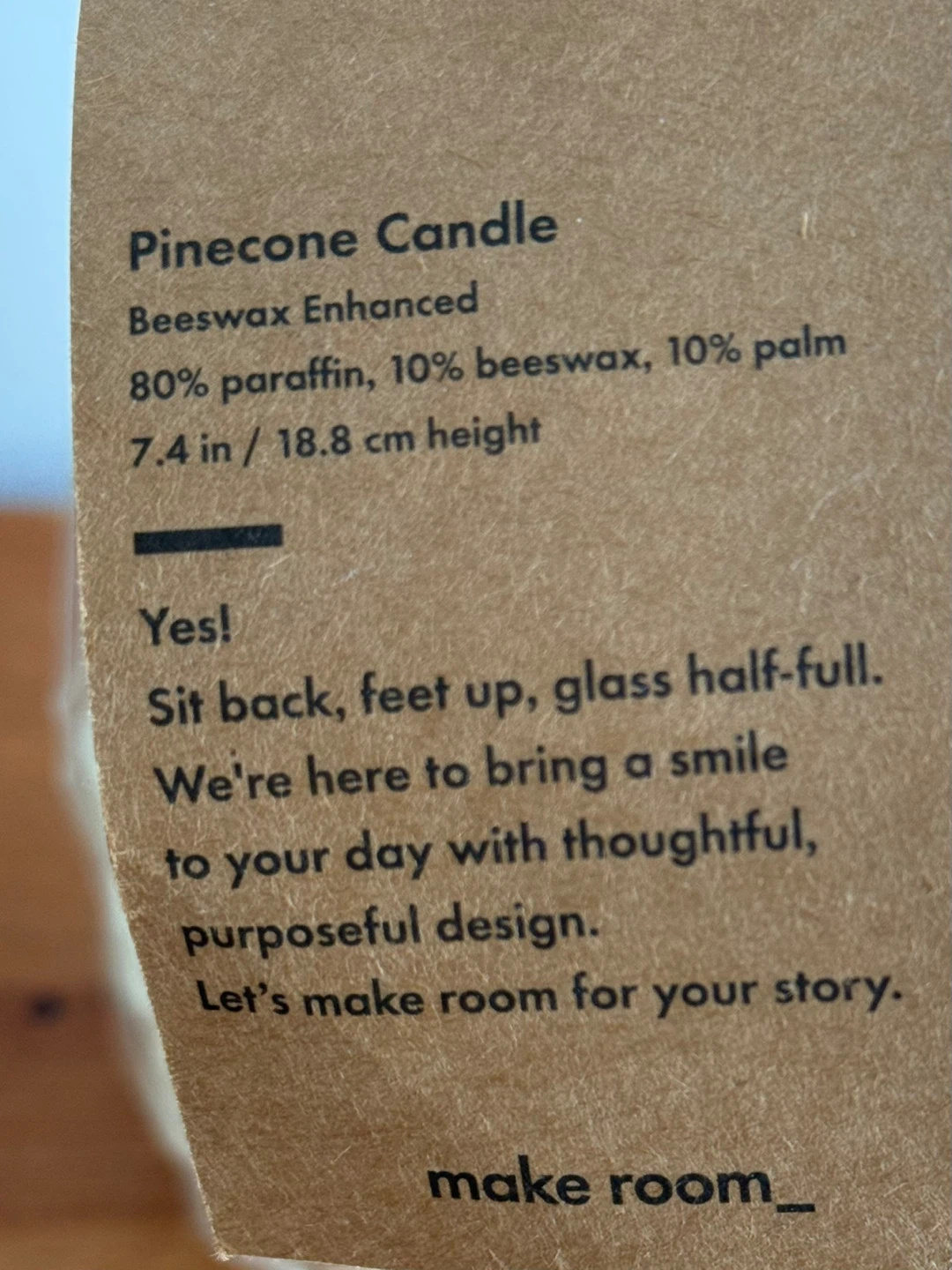 Oui Studio Pinecone Candle - photo 3