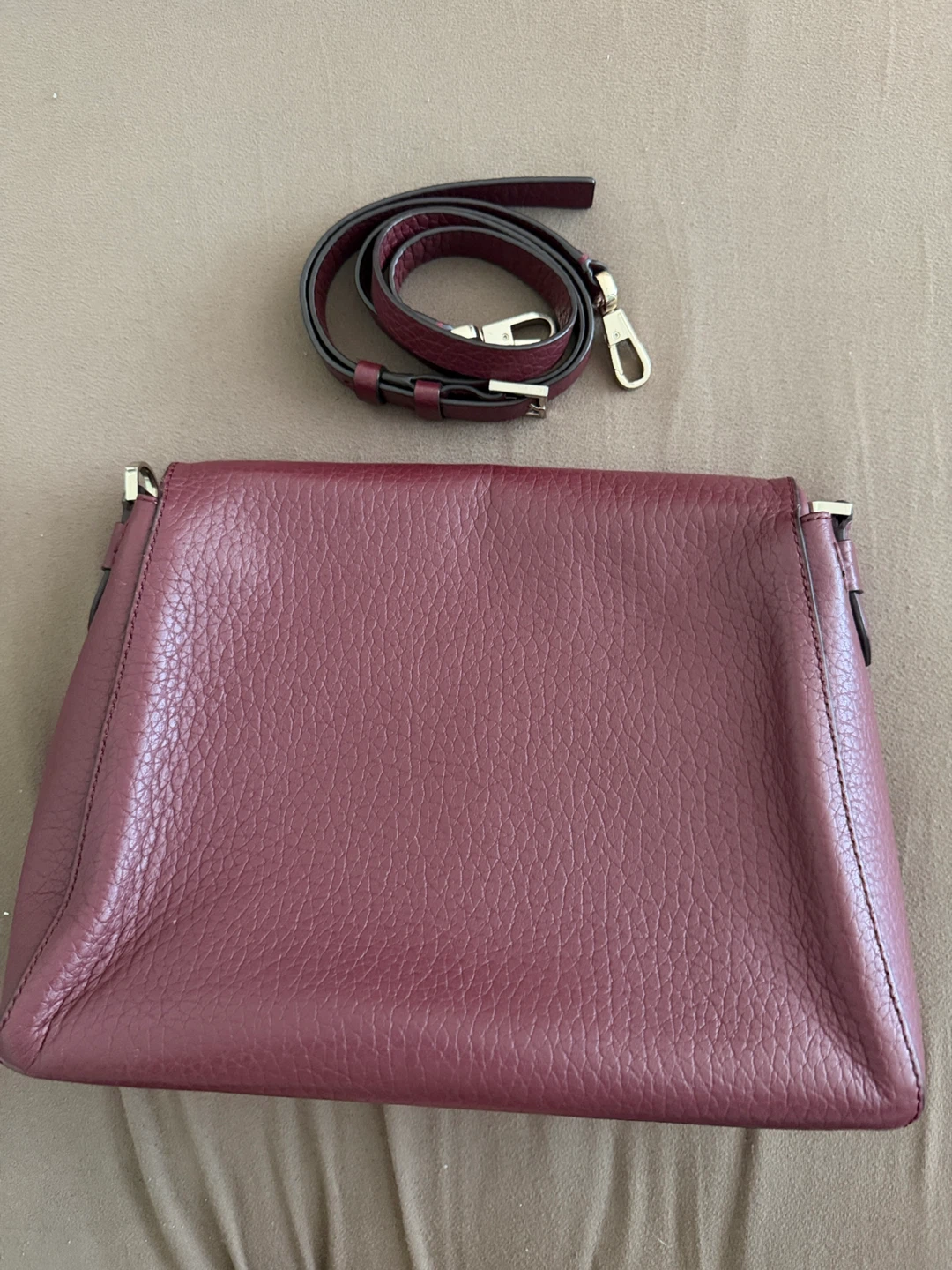 Kate Spade Leather Crossbody Bag - Burgundy - photo 2