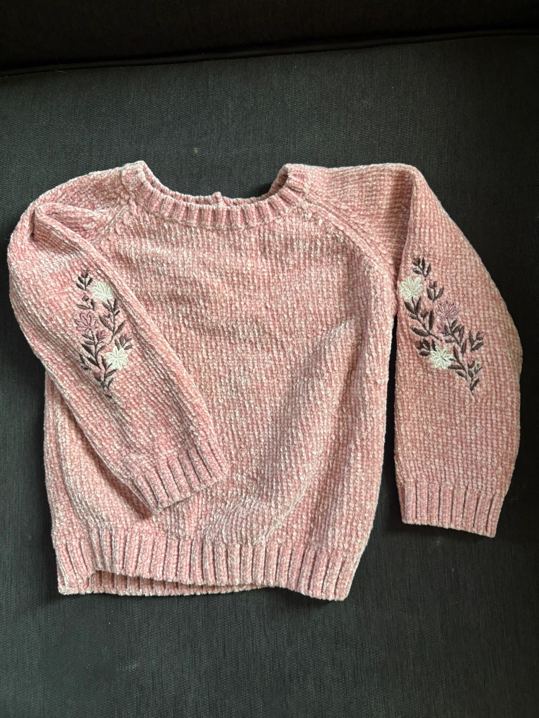 Nicole Miller New York Pink Chenille Sweater