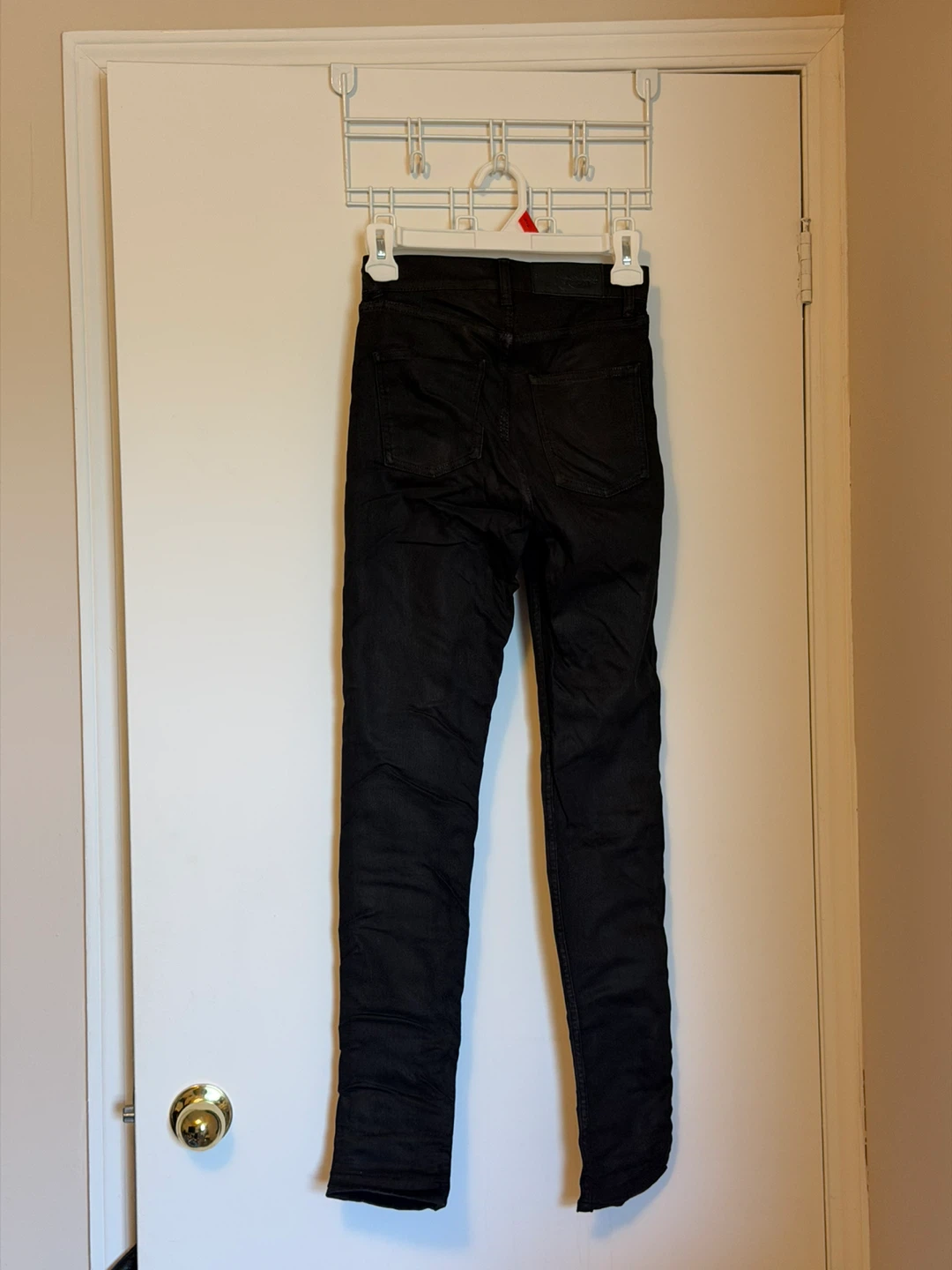 Cheap Monday Black Waxed Jeans - Size 25/32 - photo 2