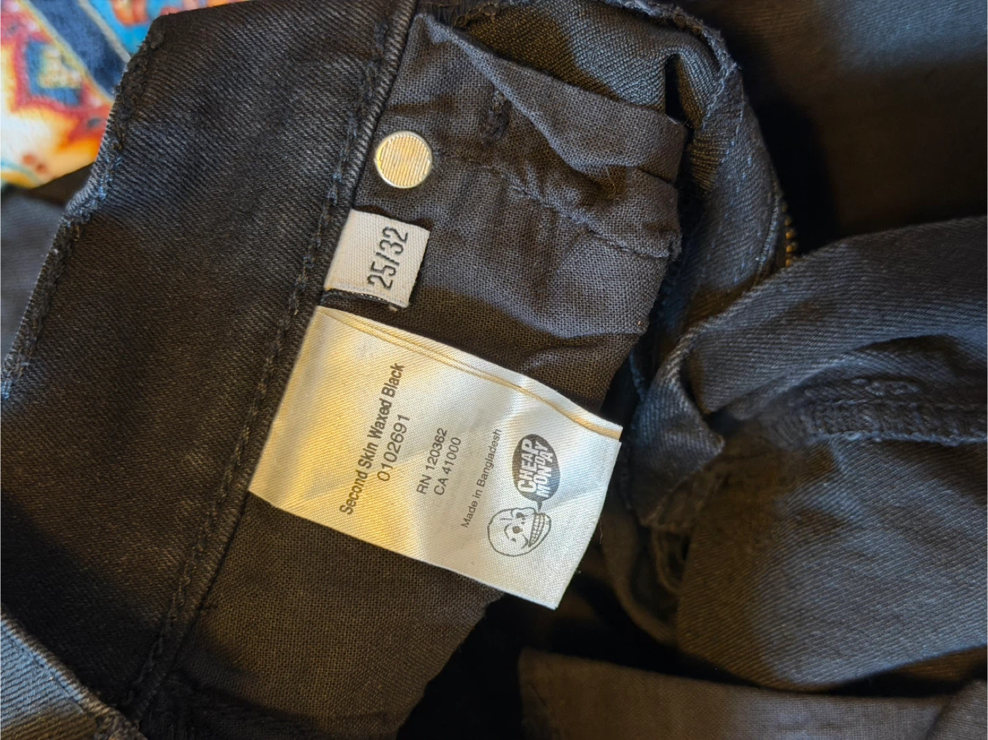 Cheap Monday Black Waxed Jeans - Size 25/32 - photo 3