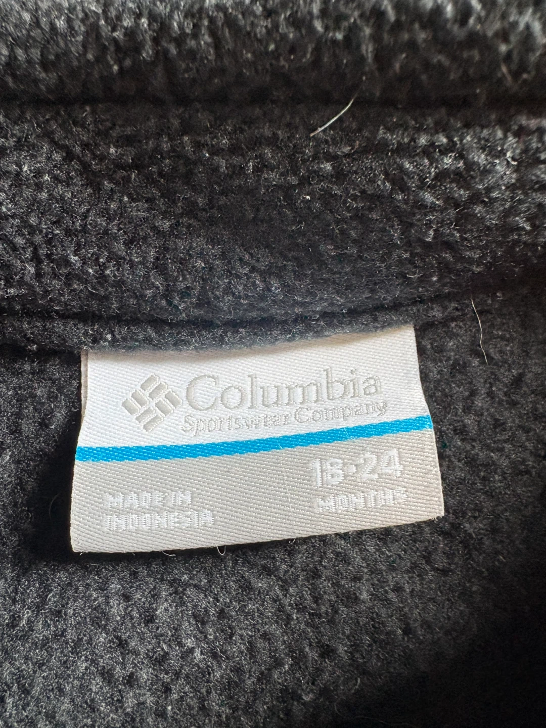 Columbia Fleece Jacket - Black 18-24 months - photo 3